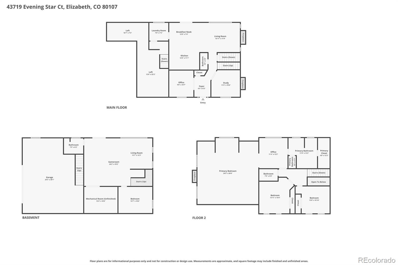 43719 Evening Star Court Elizabeth CO 80107