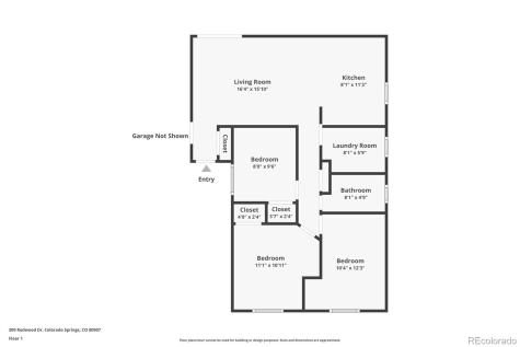 309 Redwood Drive Colorado Springs CO 80907