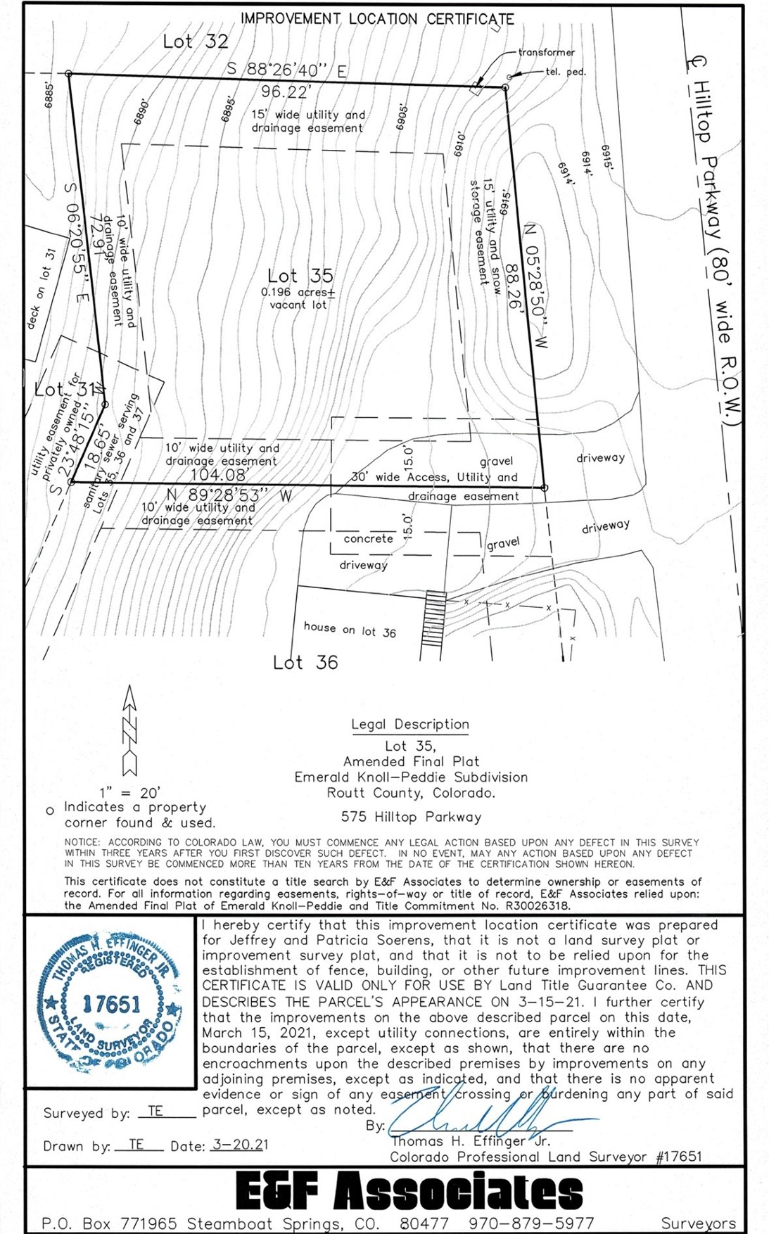 575 Hilltop Parkway Steamboat Springs CO 80487