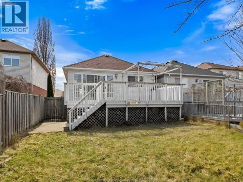 986 Lemonwood Crescent Windsor ON N9G 2E7