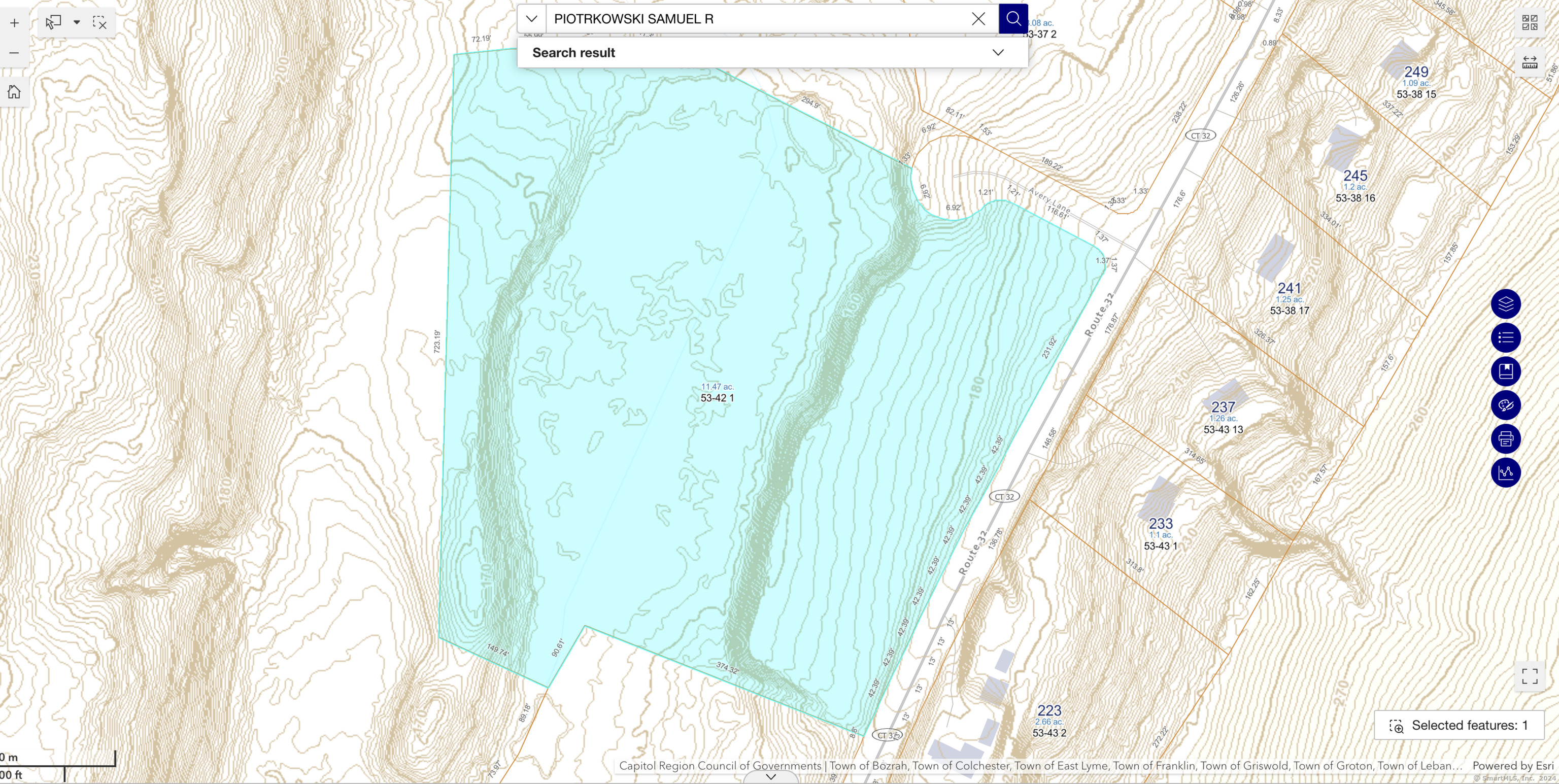 Route 32 Franklin CT 06254