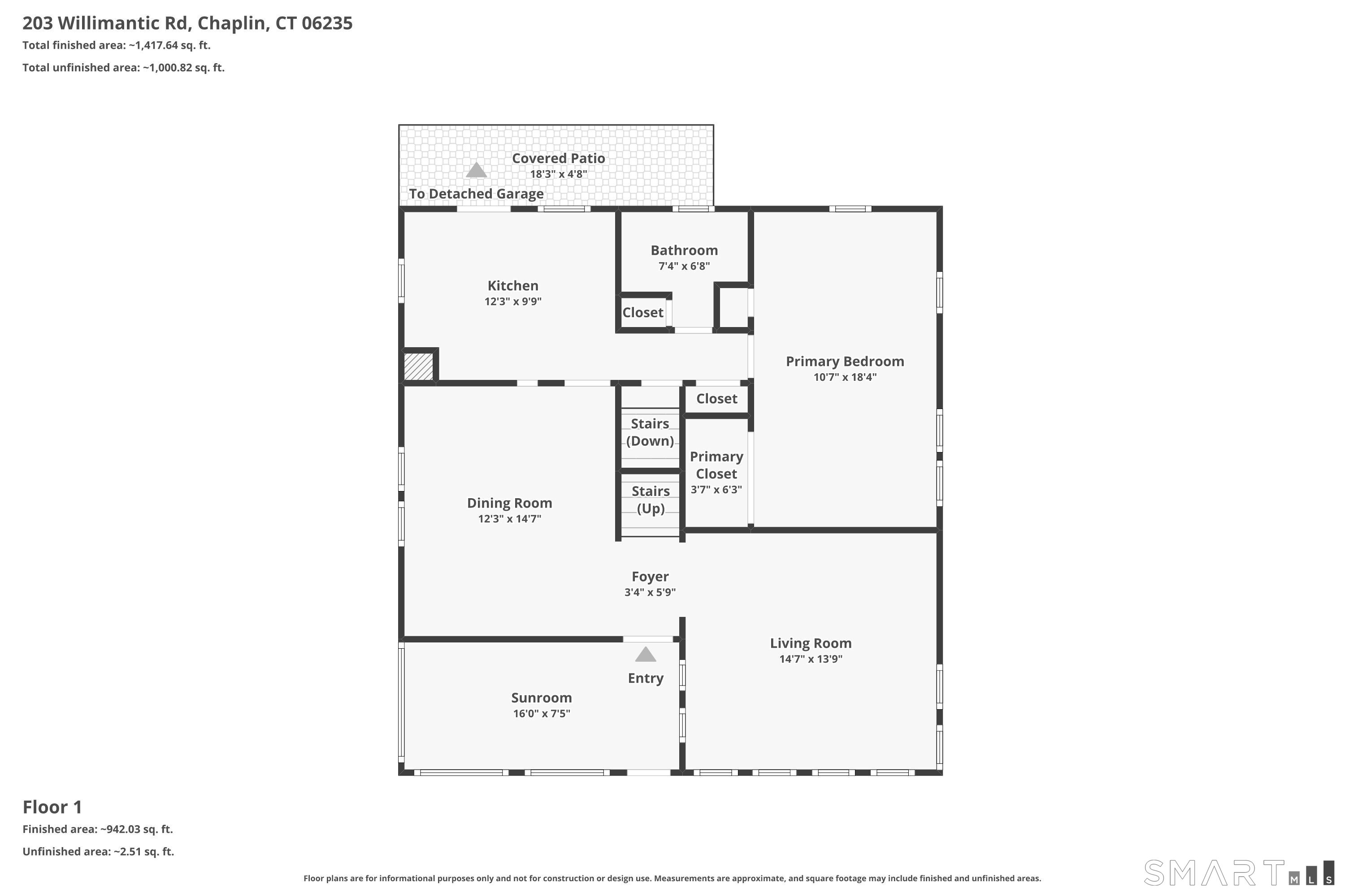 203 Willimantic Road Chaplin CT 06235