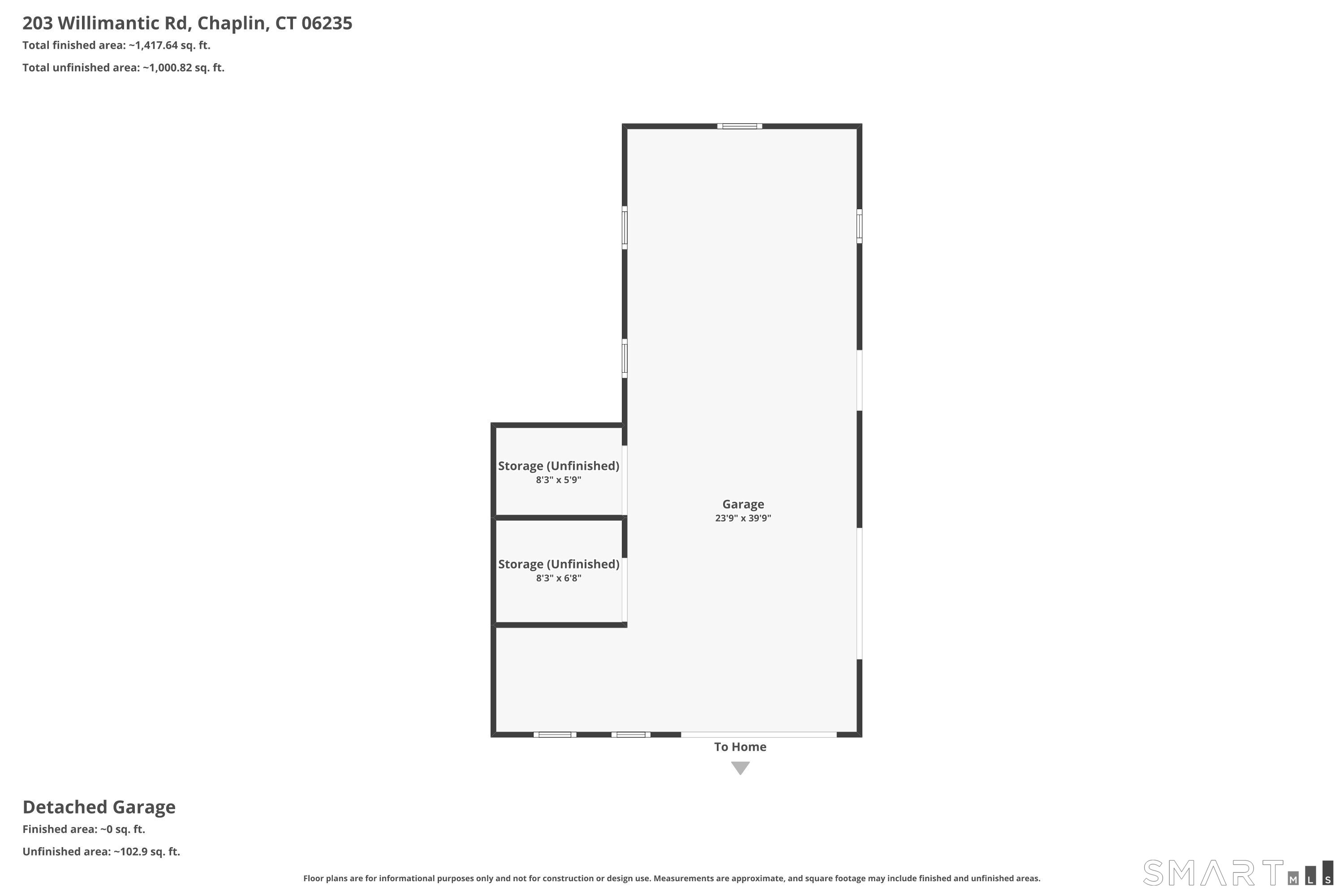 203 Willimantic Road Chaplin CT 06235