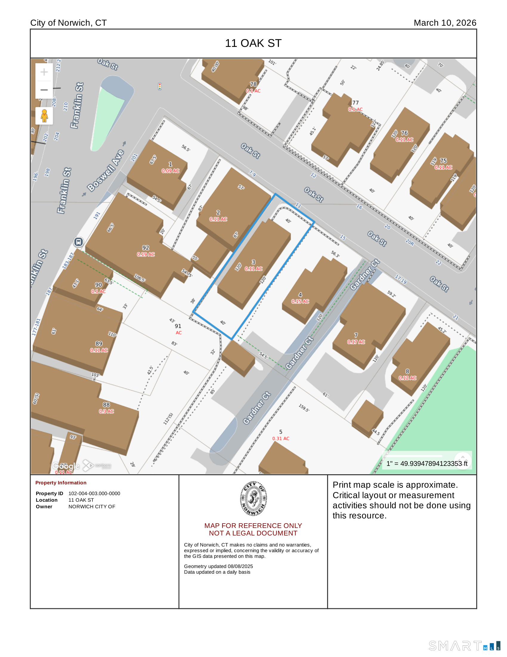 11 Oak Street Norwich CT 06360
