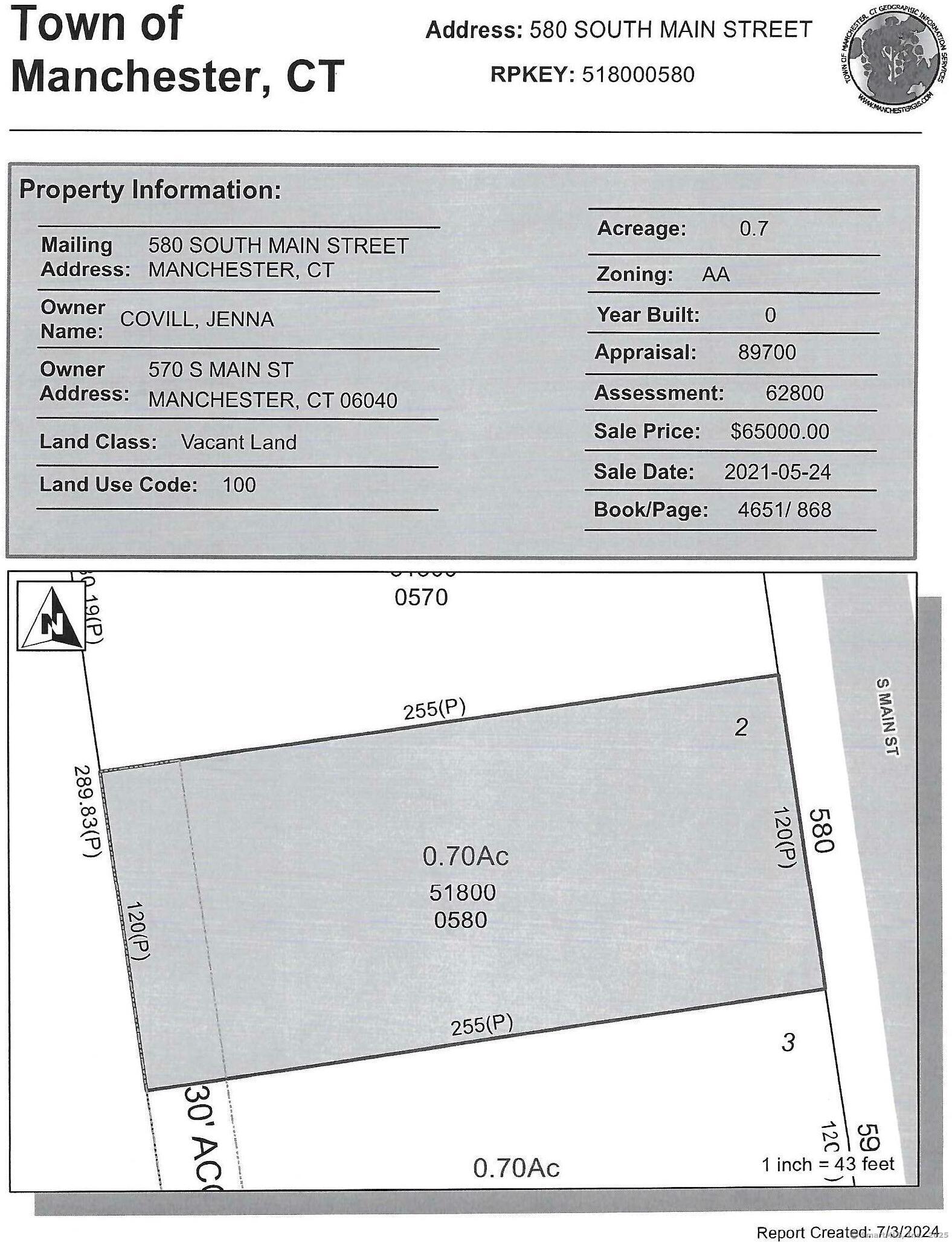 580 South Main Street Manchester CT 06040