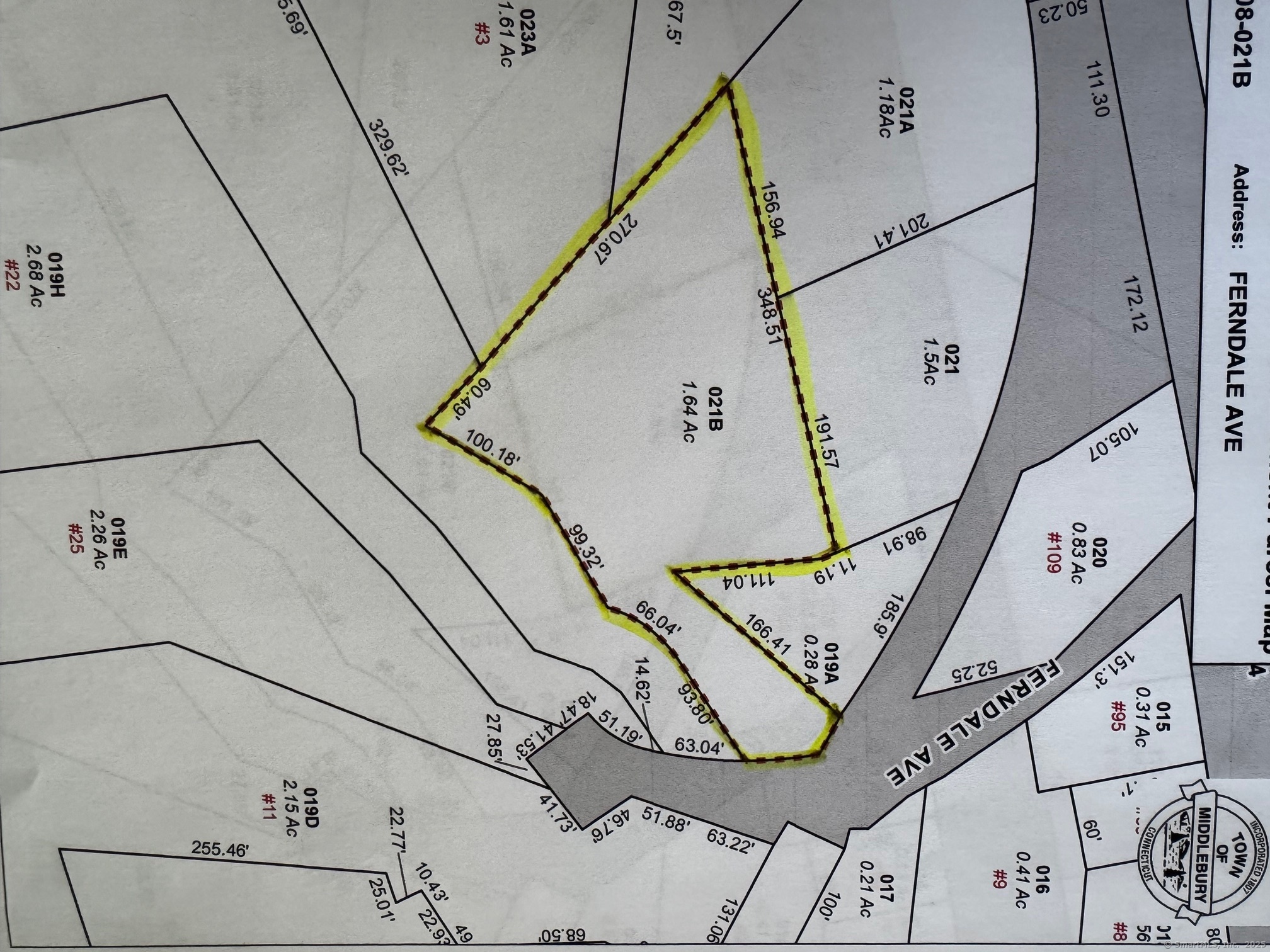Ferndale Avenue Middlebury CT 06762