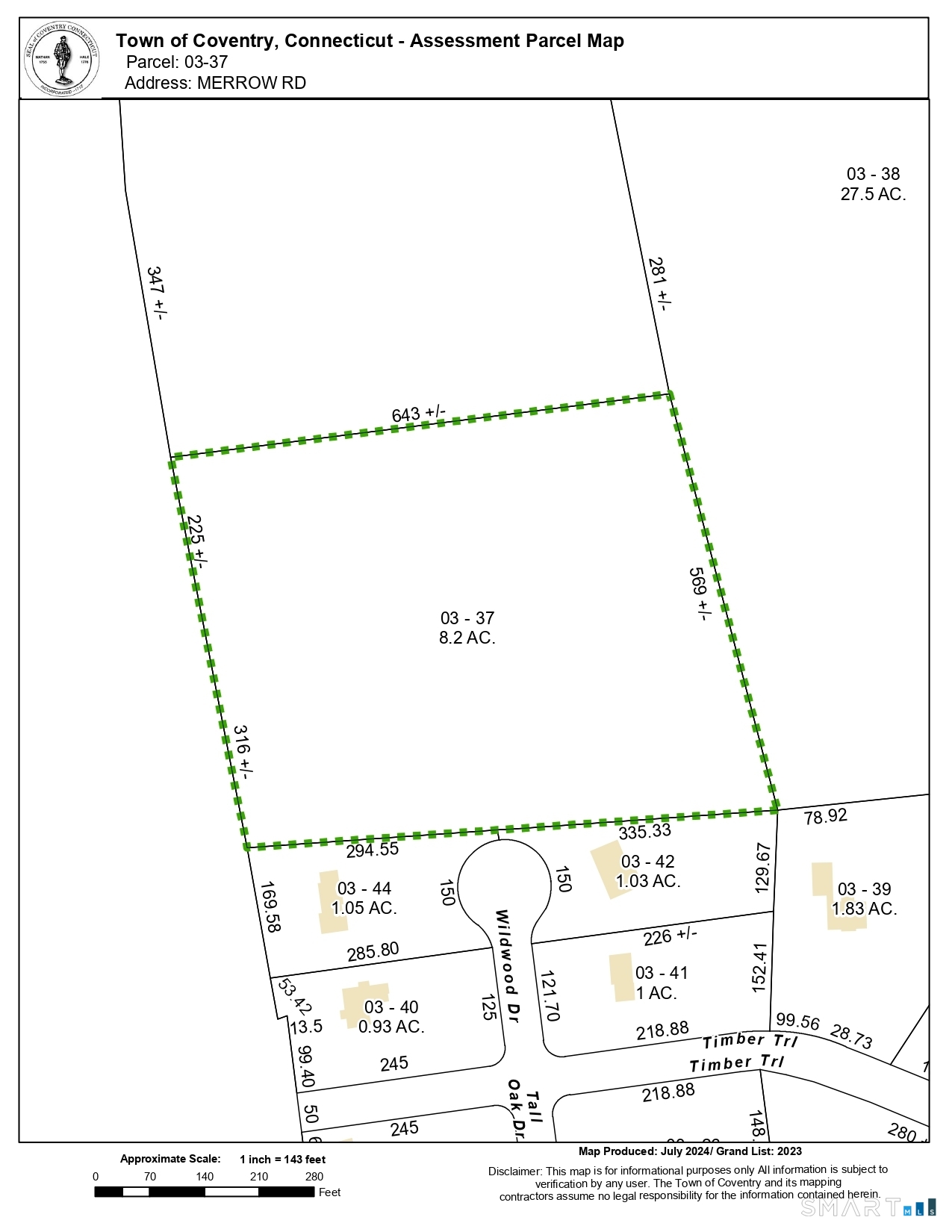 Merrow Road Coventry CT 06238