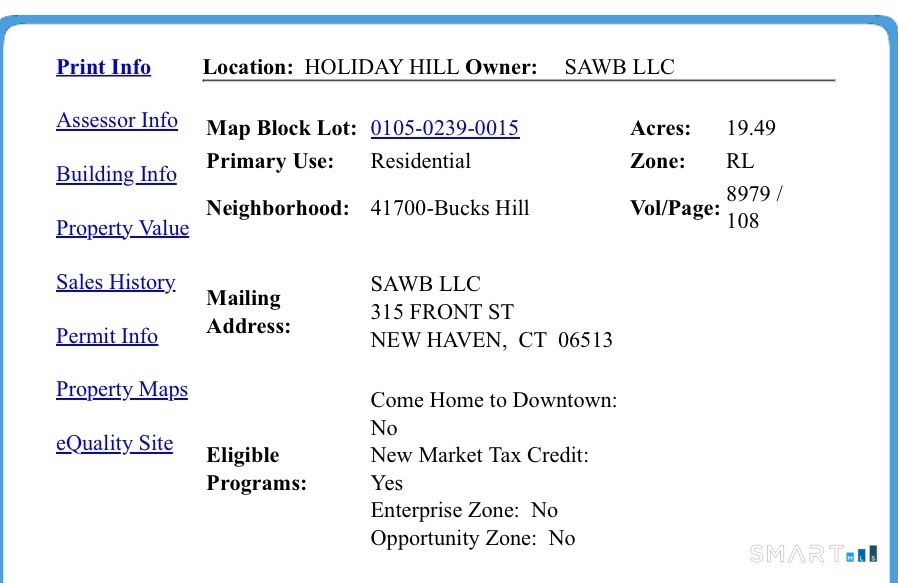 Holiday Hill Waterbury CT 06701