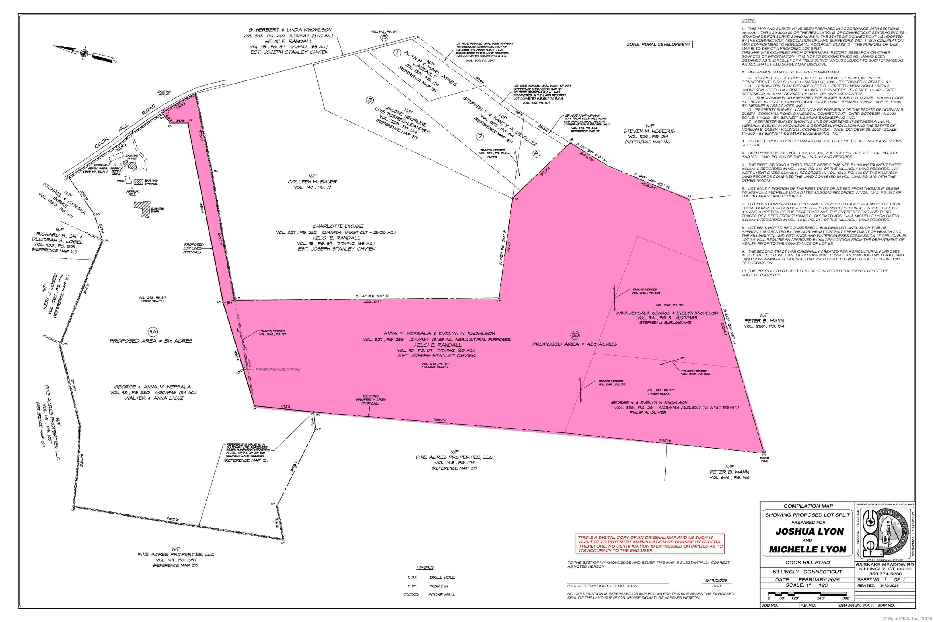 Cook Hill Road Killingly CT 06239