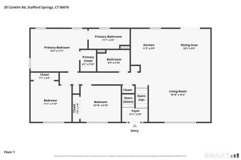 20 Conklin Road Stafford CT 06076