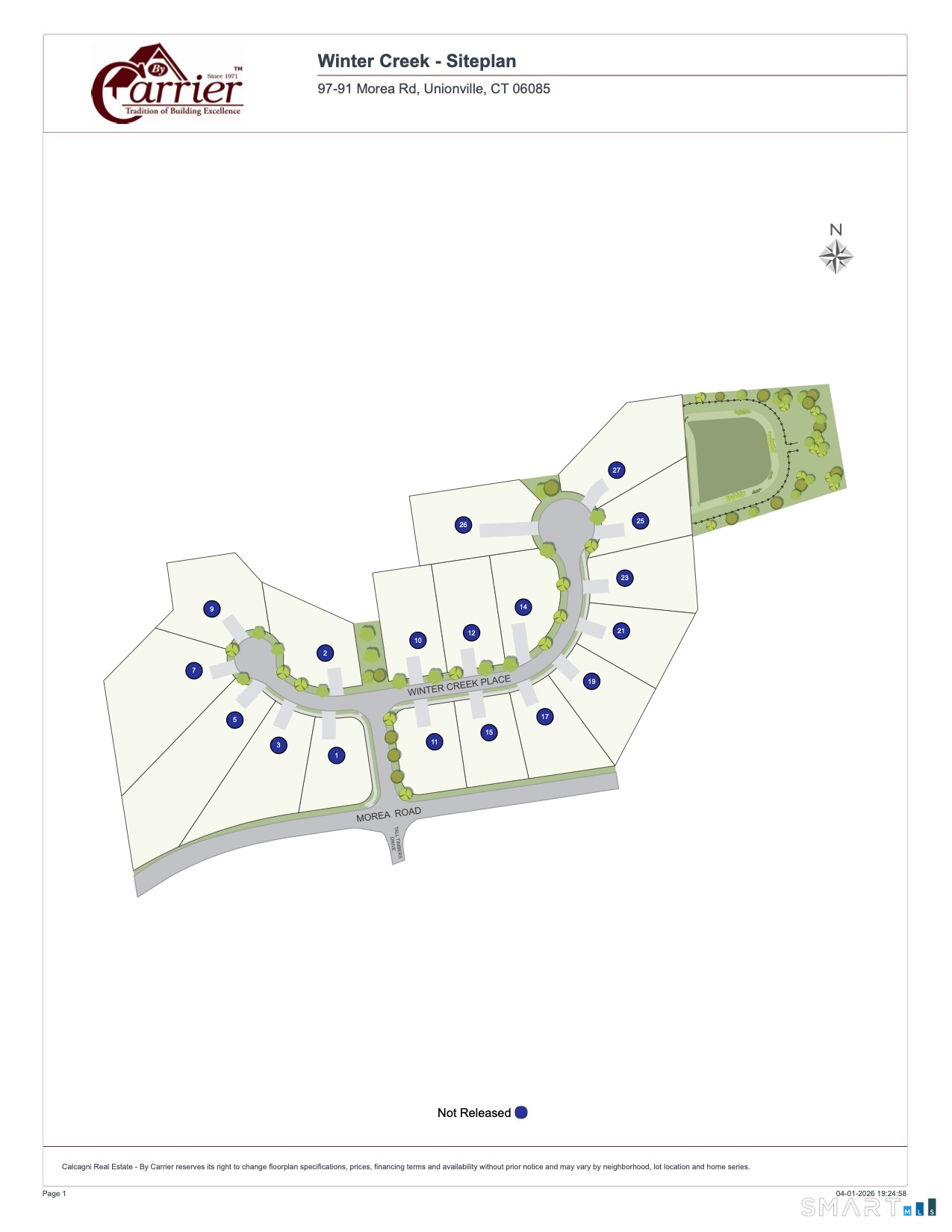 Lot #1 Winter Creek Place Farmington CT 06032