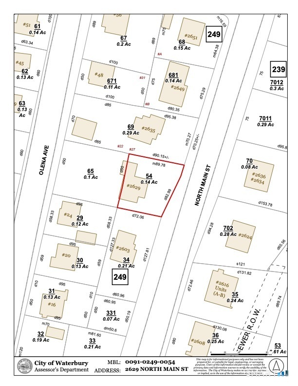 2629 North Main Street Waterbury CT 06704