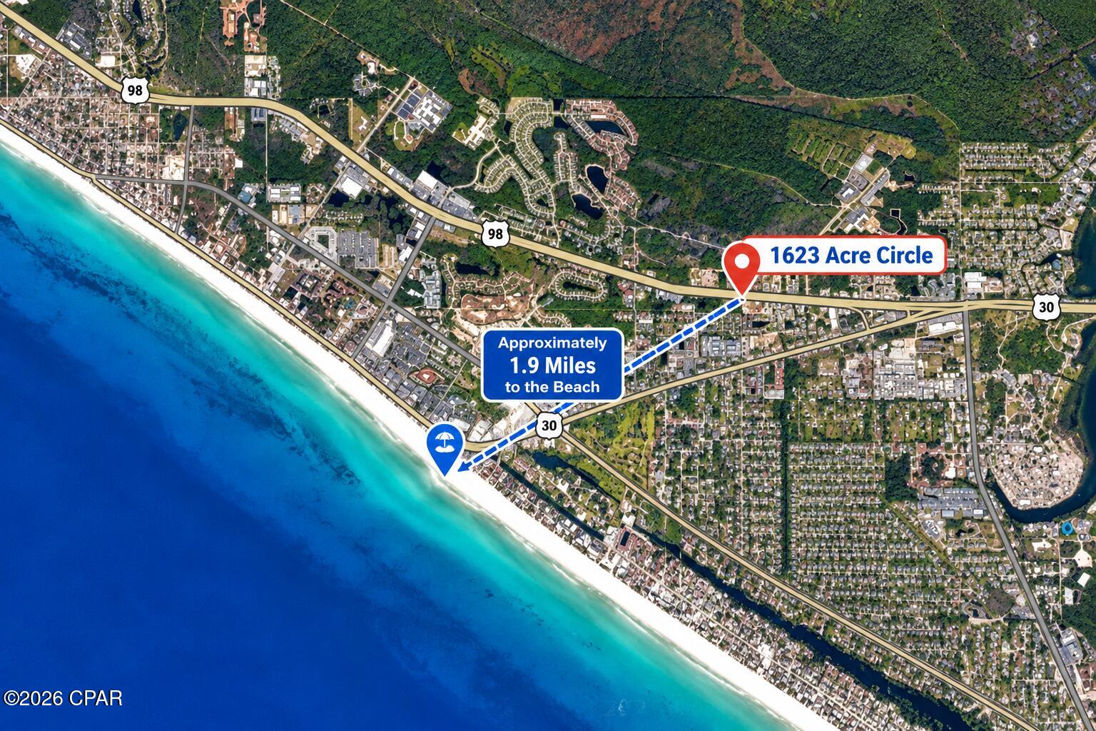 1623 Acre Circle Panama City Beach FL 32407