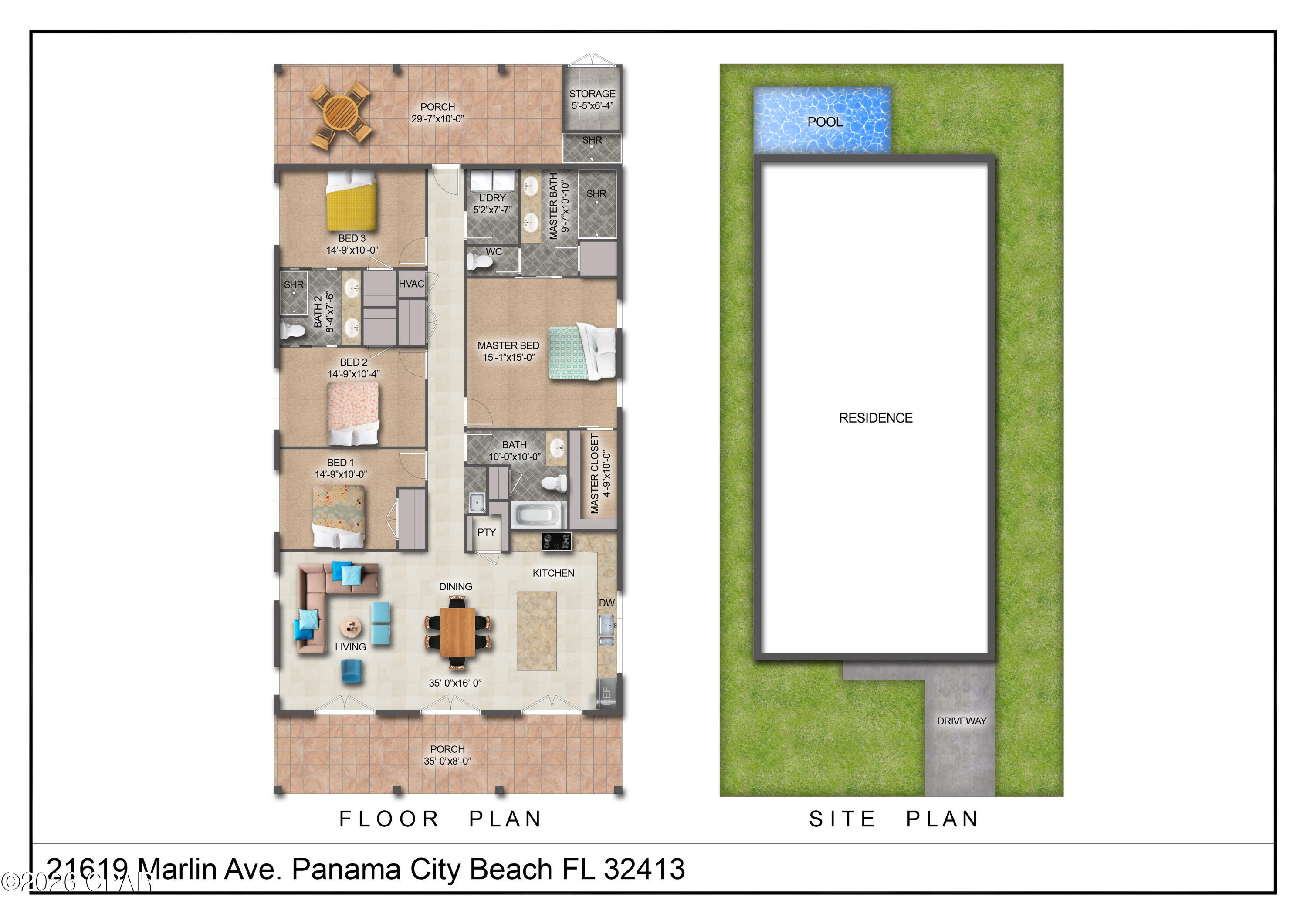 Panama City Beach FL, 21619 Marlin Avenue