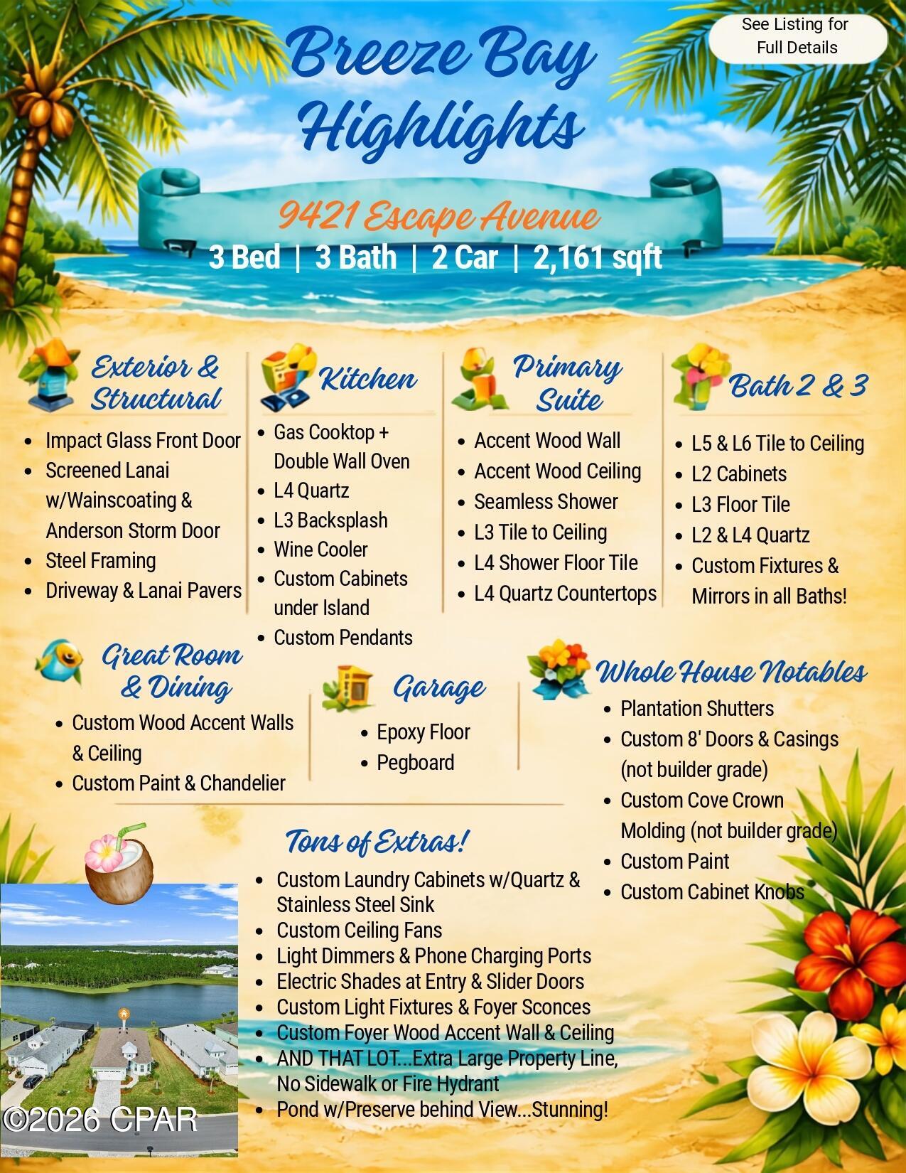 9421 Escape Avenue Panama City Beach FL 32413
