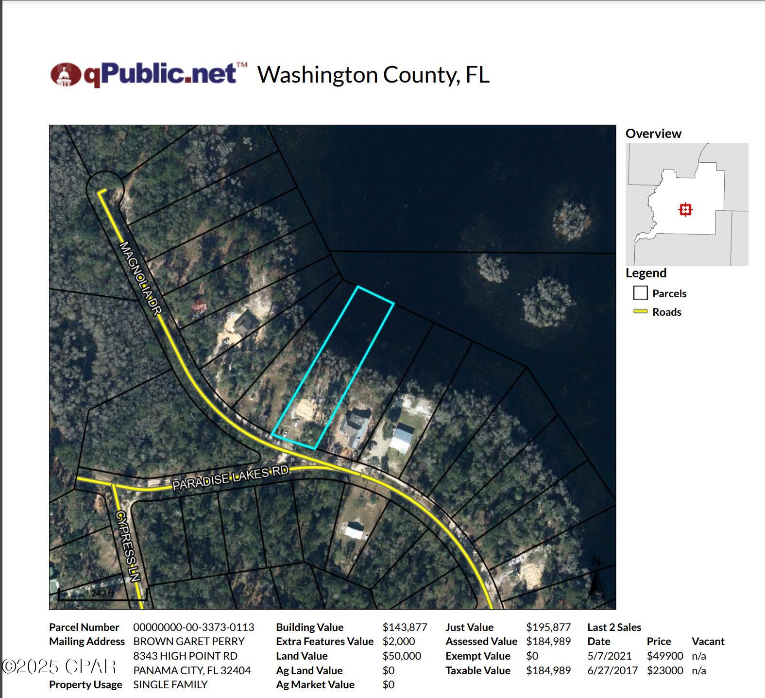 3034 Paradise Lakes Road Chipley FL 32428