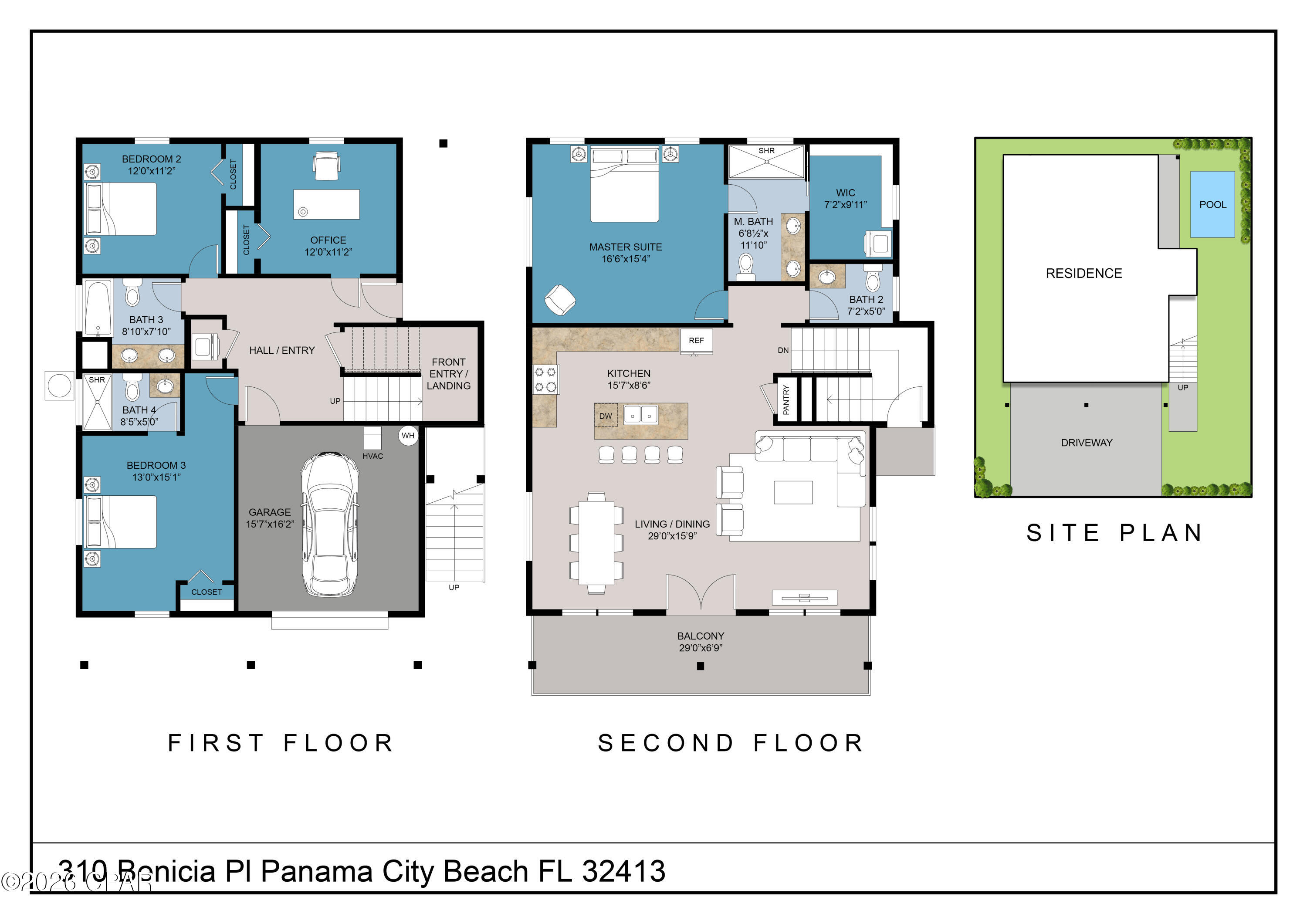 Panama City Beach FL, 310 Benicia Place