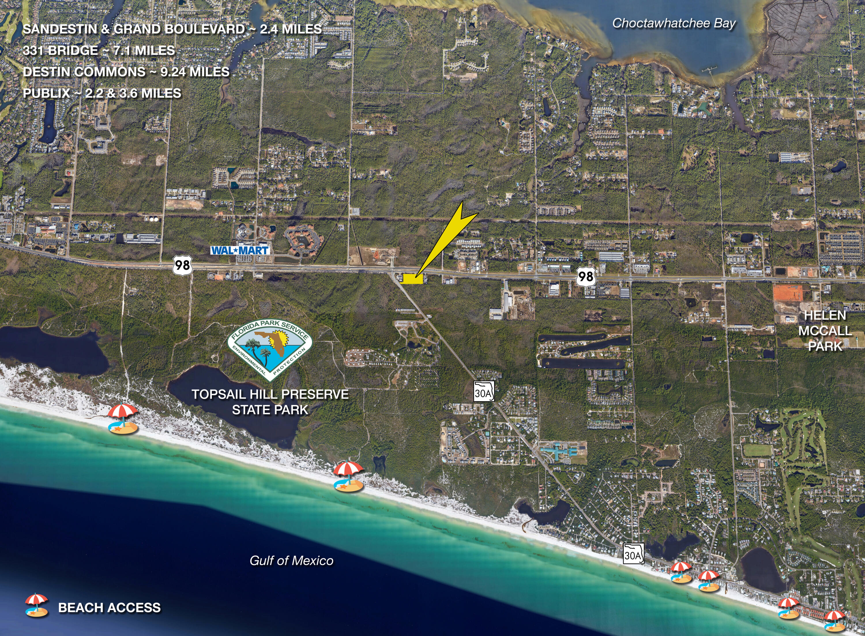 ±3.73ACRES Highway 98 Santa Rosa Beach FL 32459