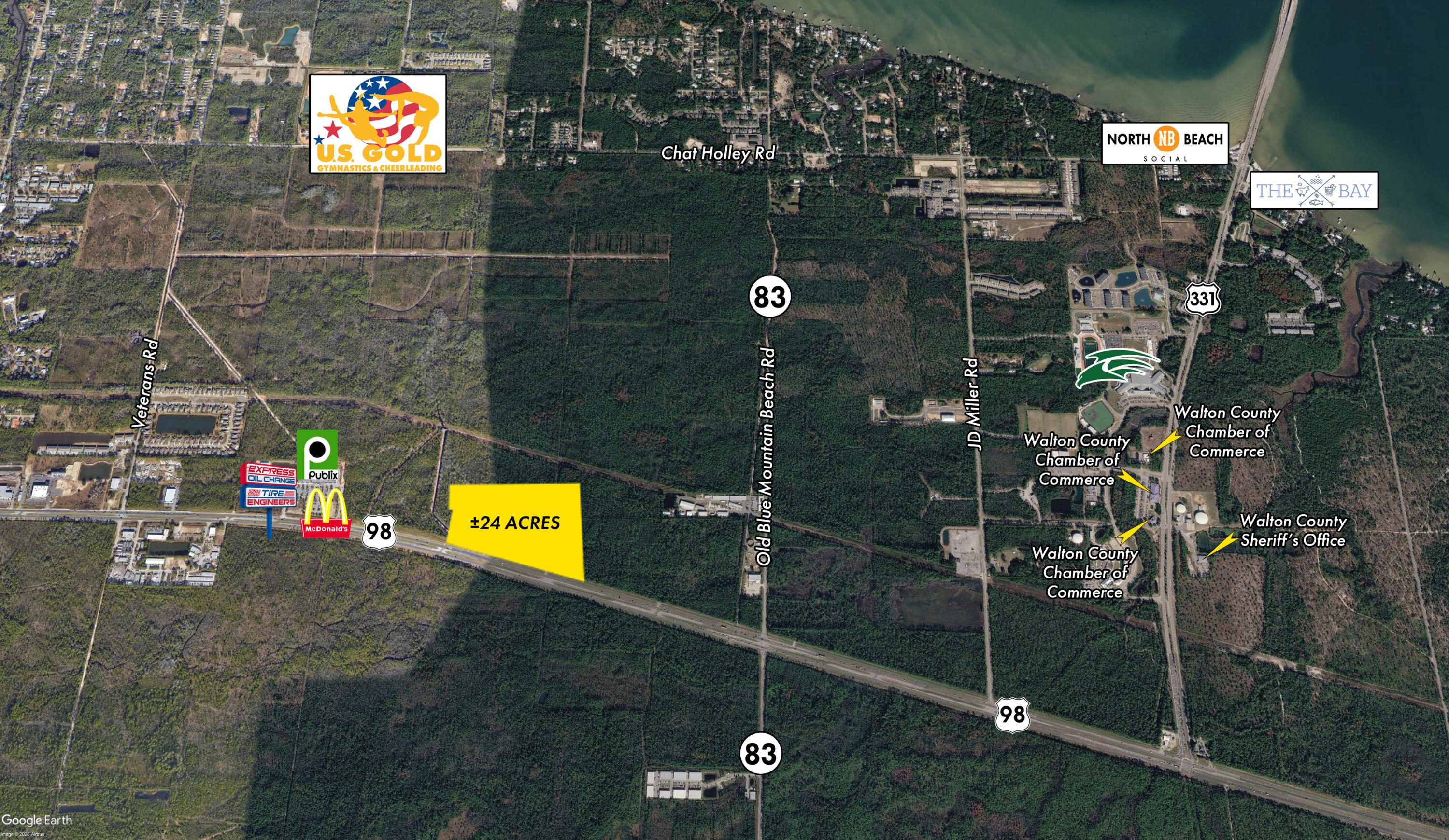 24-ACRES Highway 98 Santa Rosa Beach FL 32459