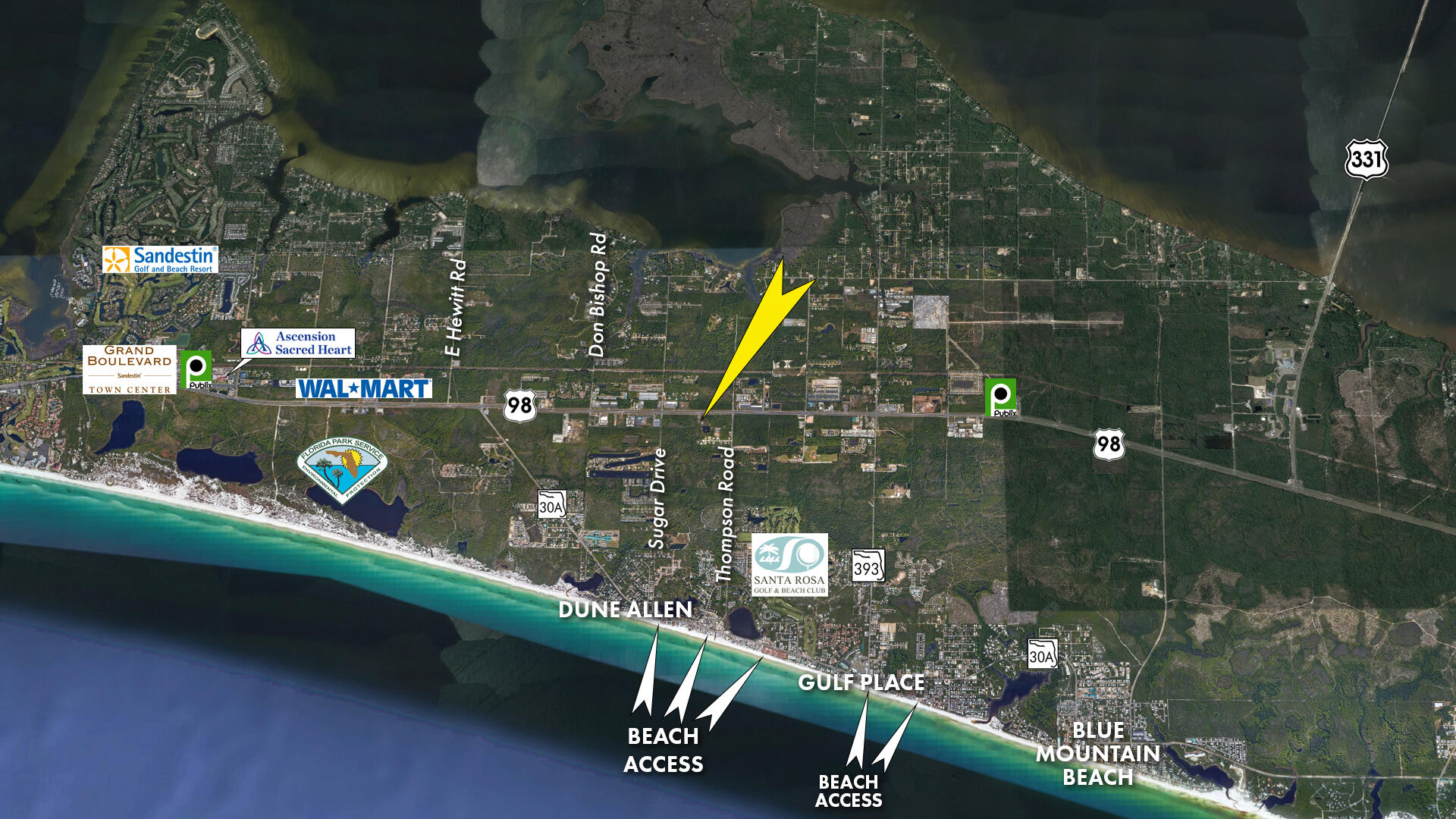 1.46 Acres Highway 98 Santa Rosa Beach FL 32459