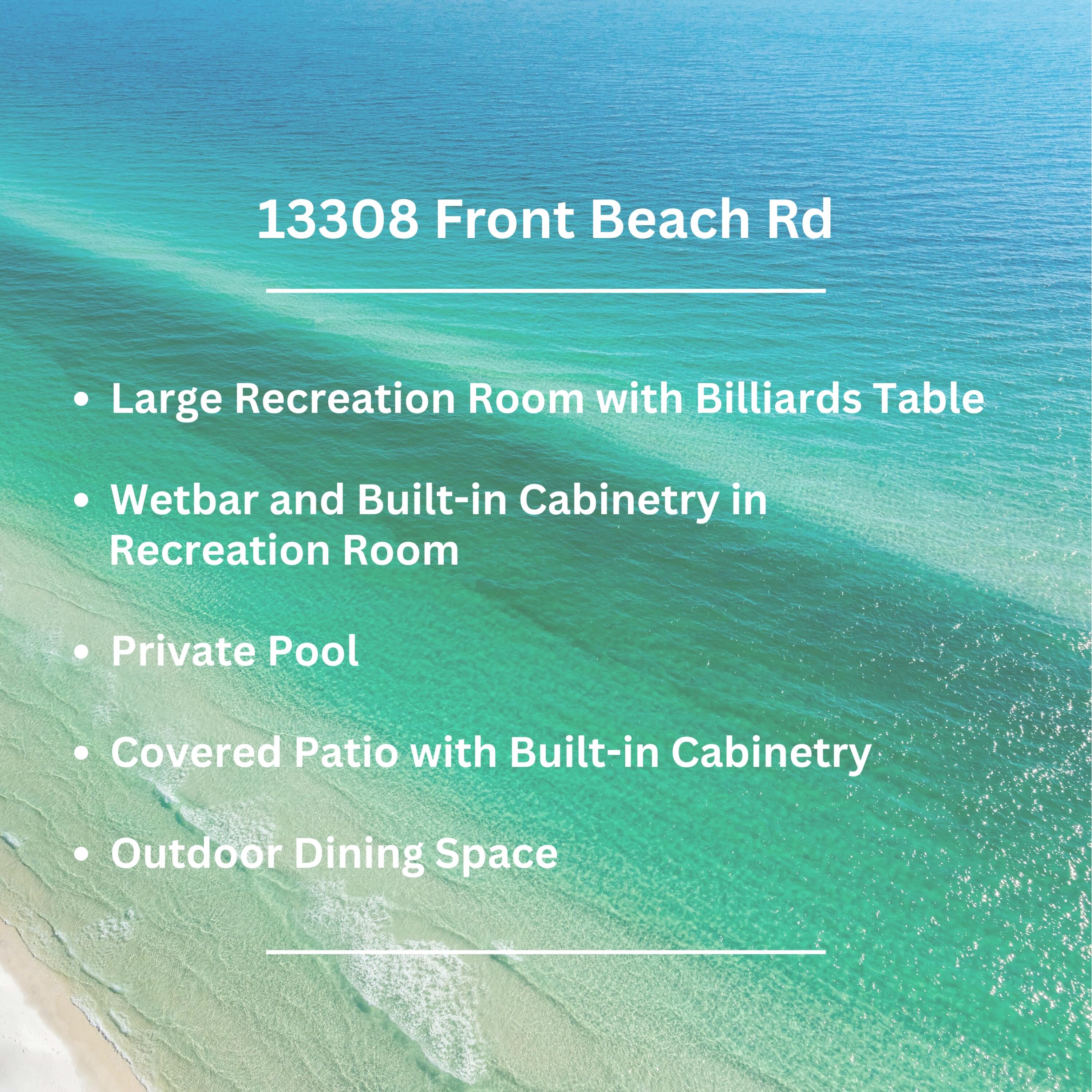13308 Front Beach Road Panama City Beach FL 32407