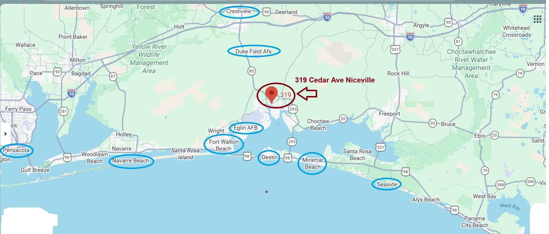 319 N Cedar Avenue Niceville FL 32578