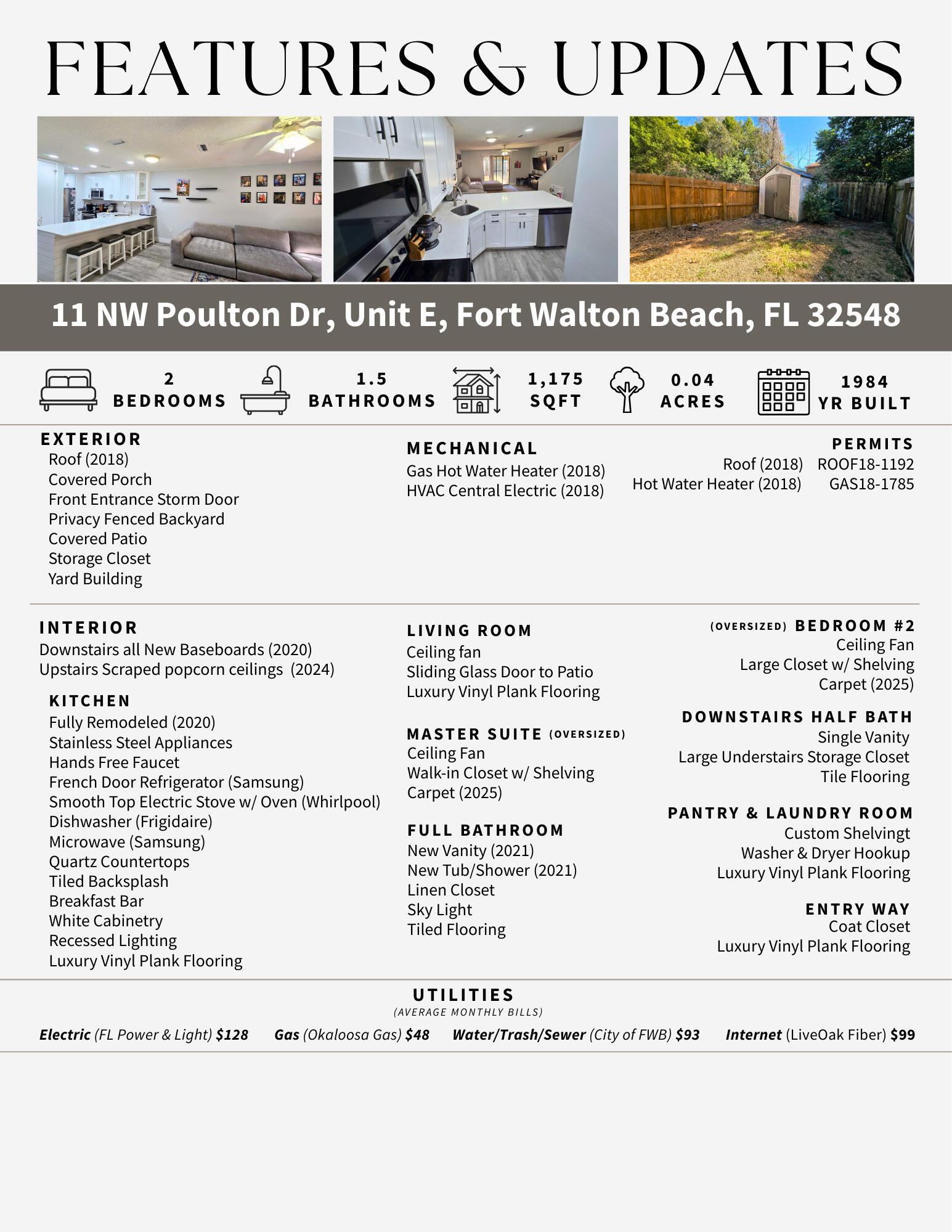 11 NW Poulton Drive Fort Walton Beach FL 32548