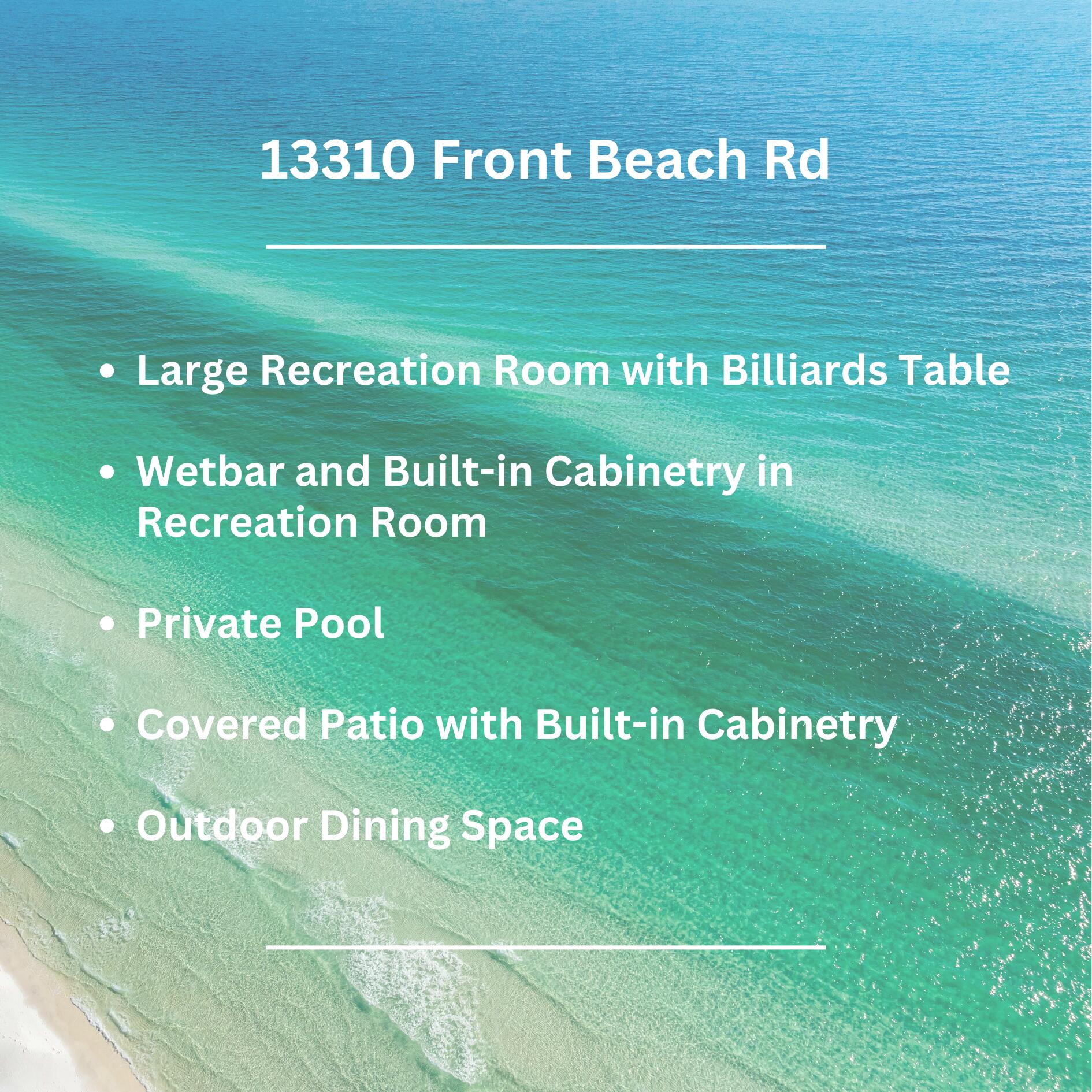 13310 Front Beach Road Panama City Beach FL 32407