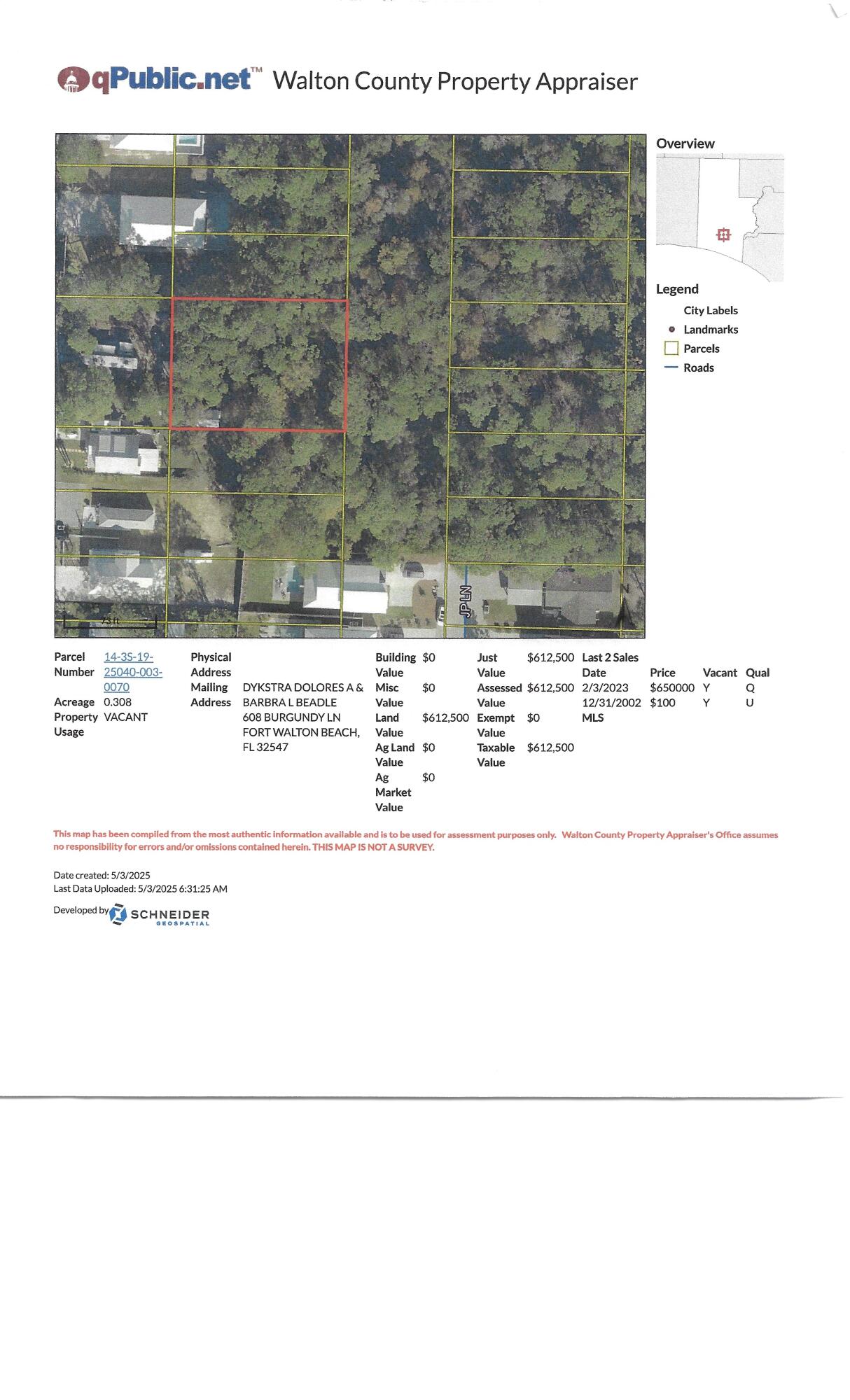 Xxx Jp Lane Santa Rosa Beach FL 32459