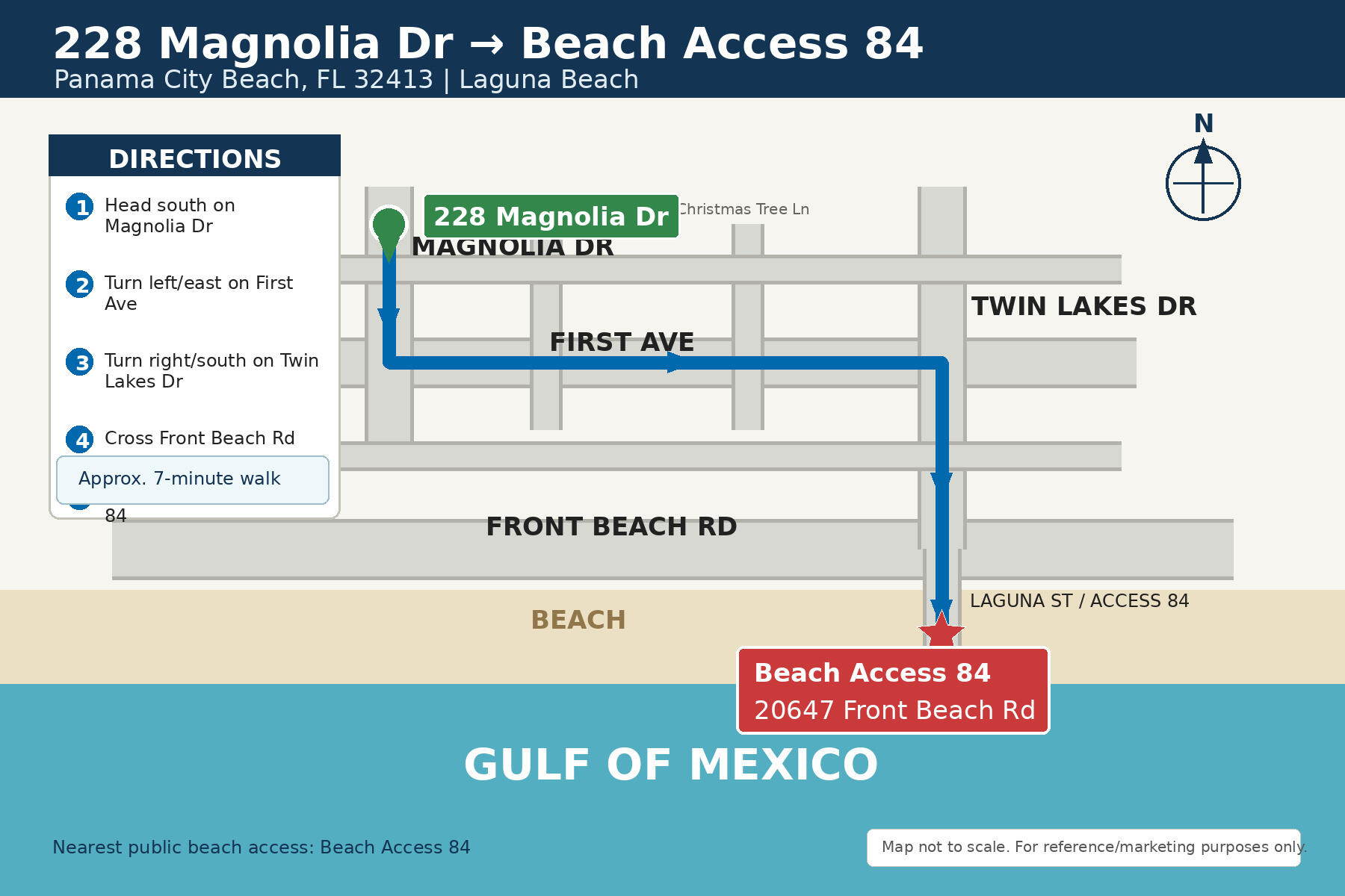 228 Magnolia Drive Panama City Beach FL 32413