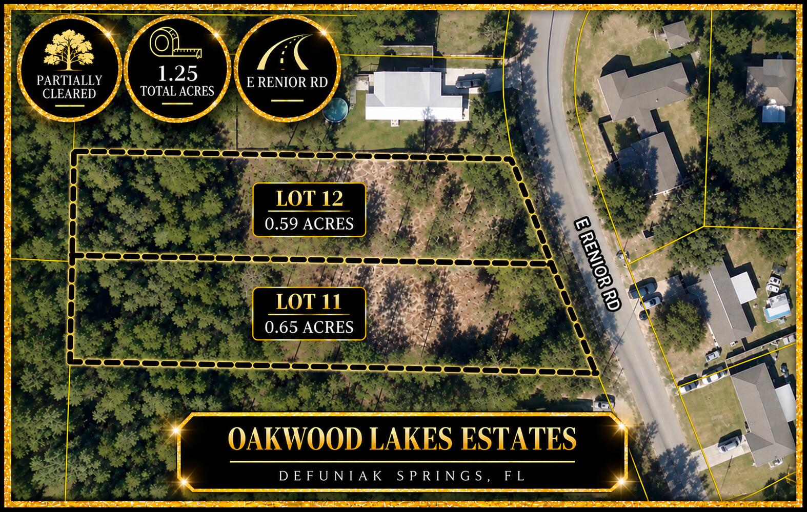 Lot 11&12 E Renoir Road Defuniak Springs FL 32433