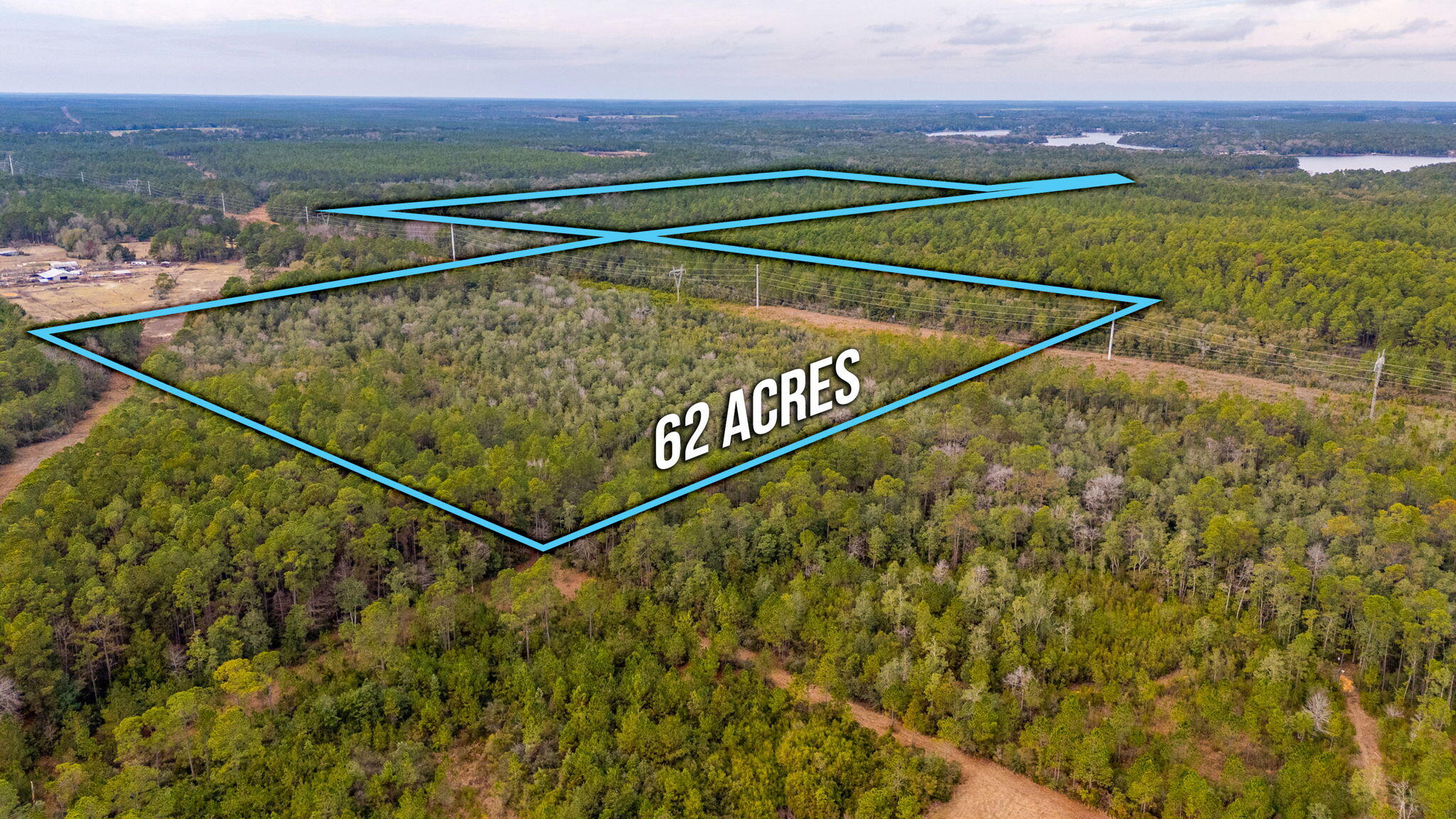 DeFuniak Springs FL, 62 Acres Maes Lane