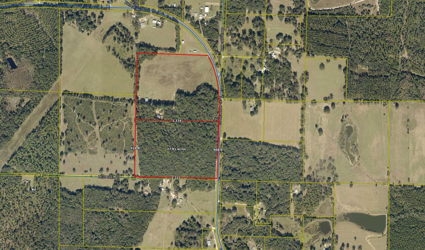 27+/- Ac E County Highway 181 Westville FL 32464