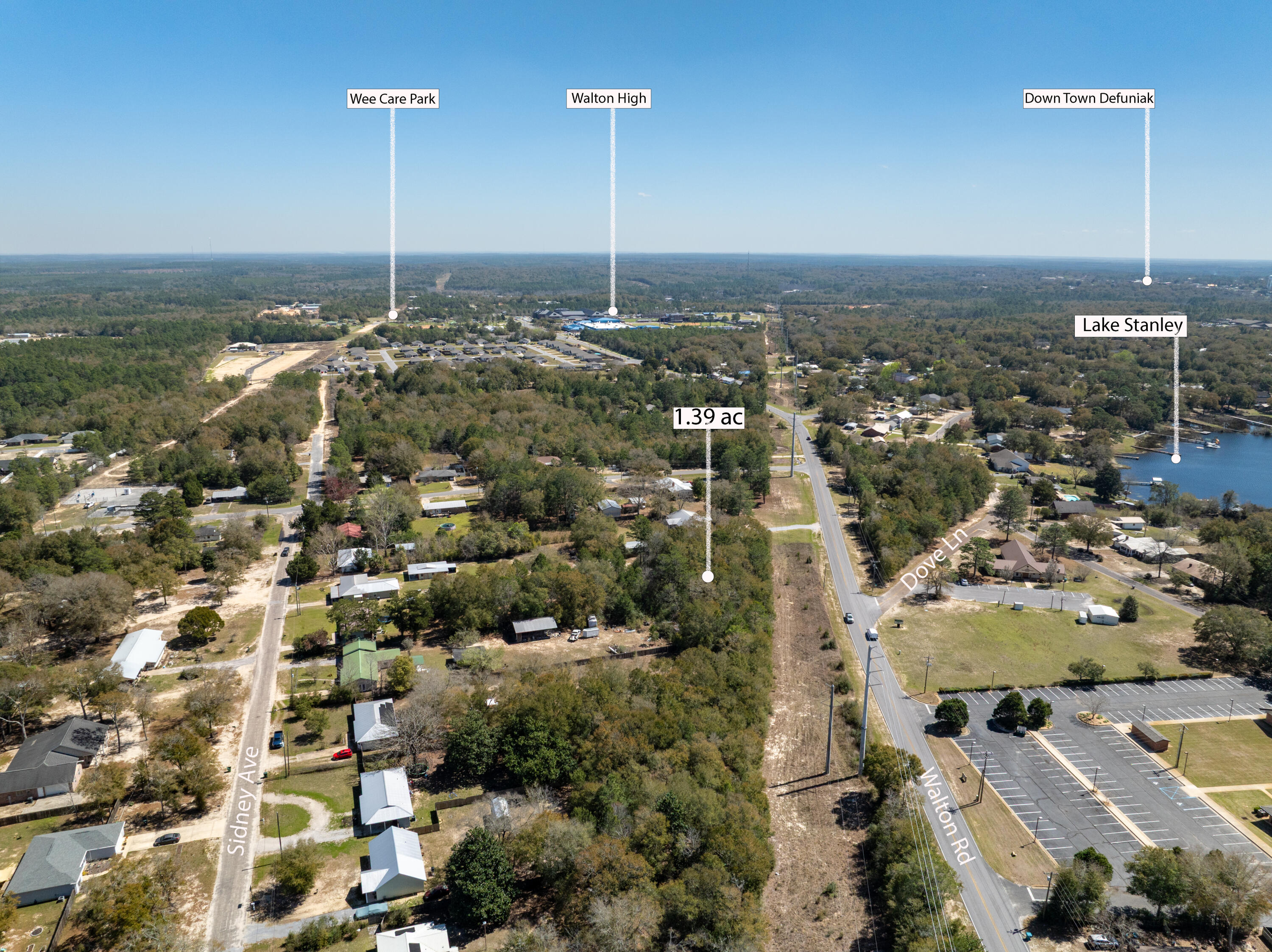 1.385 Acres On Walton Road Defuniak Springs FL 32433