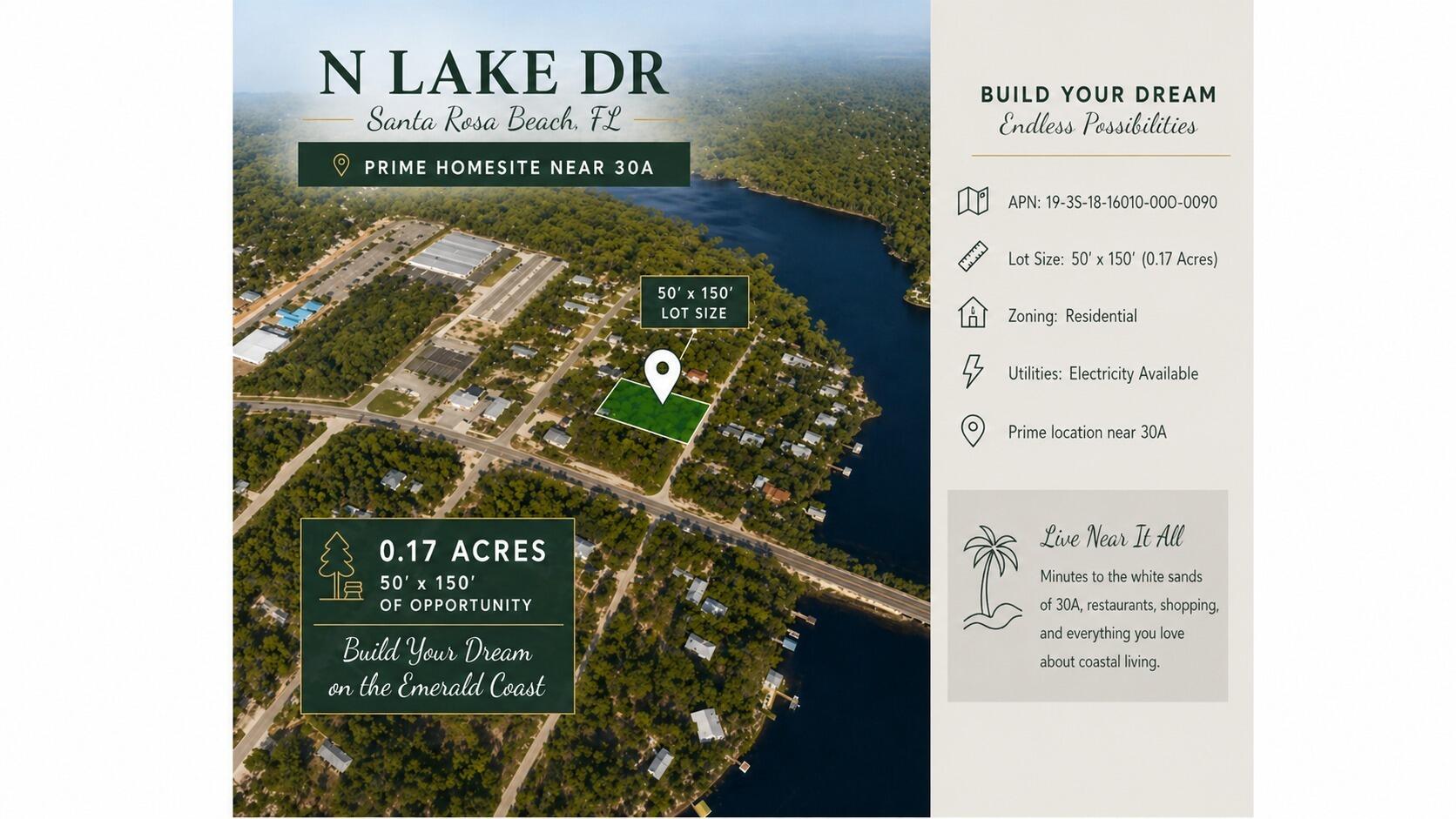 0 N Lake Drive Santa Rosa Beach FL 32459
