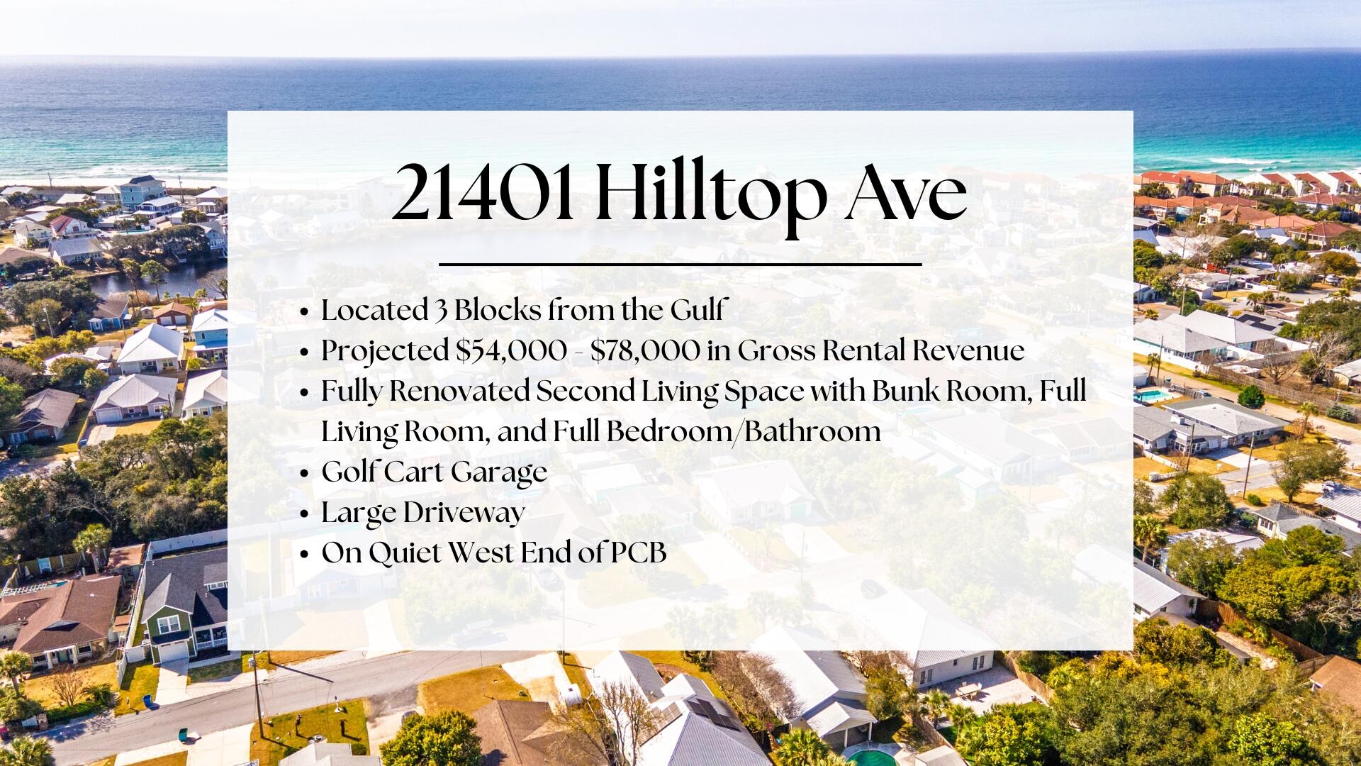 21401 Hilltop Avenue Panama City Beach FL 32413