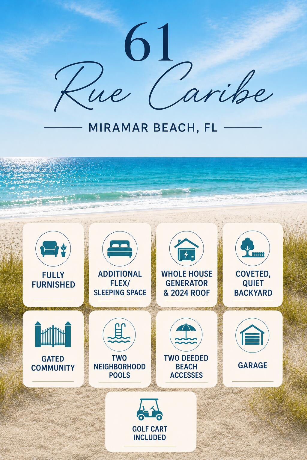 61 Rue Caribe Miramar Beach FL 32550