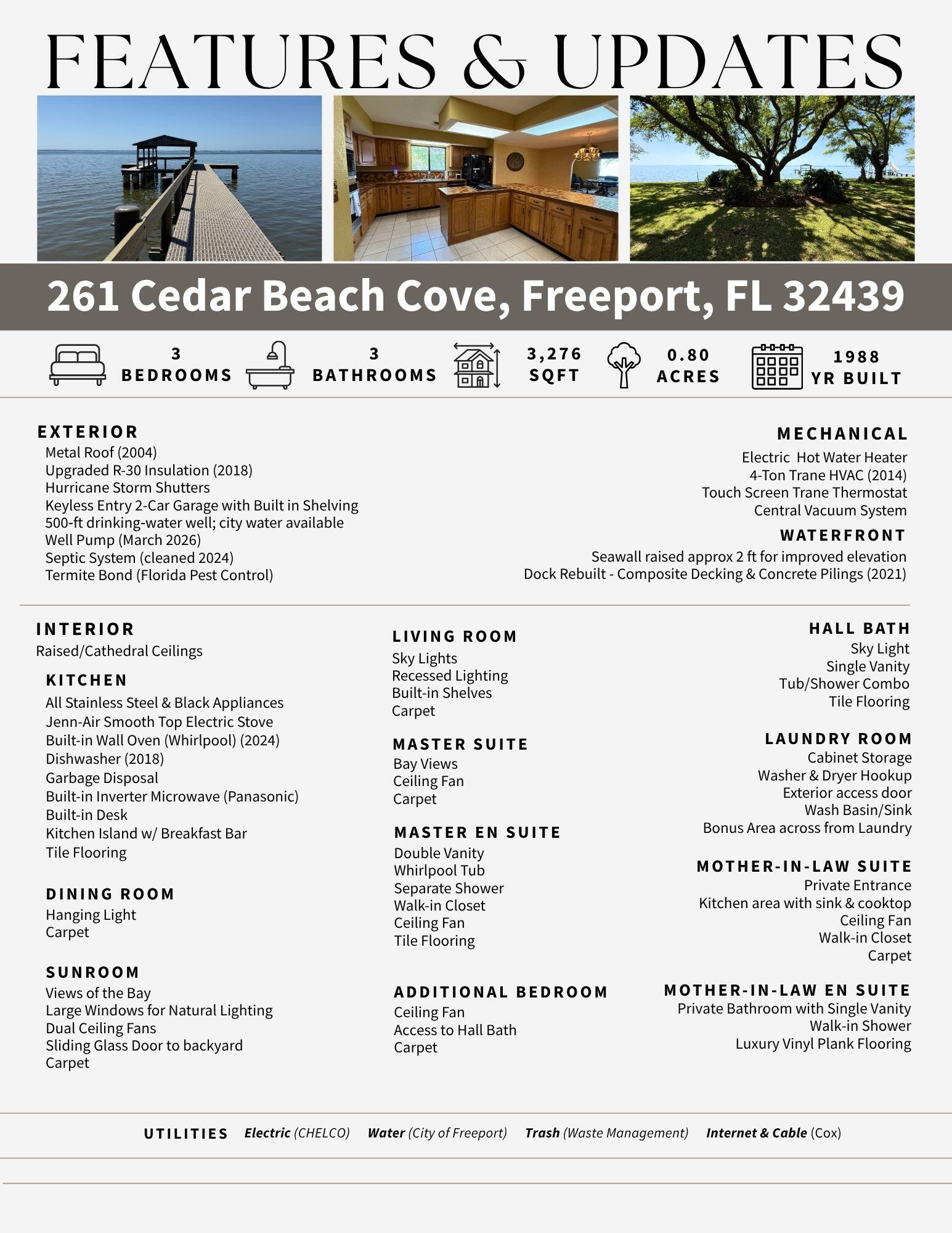 261 Cedar Beach Cove Freeport FL 32439