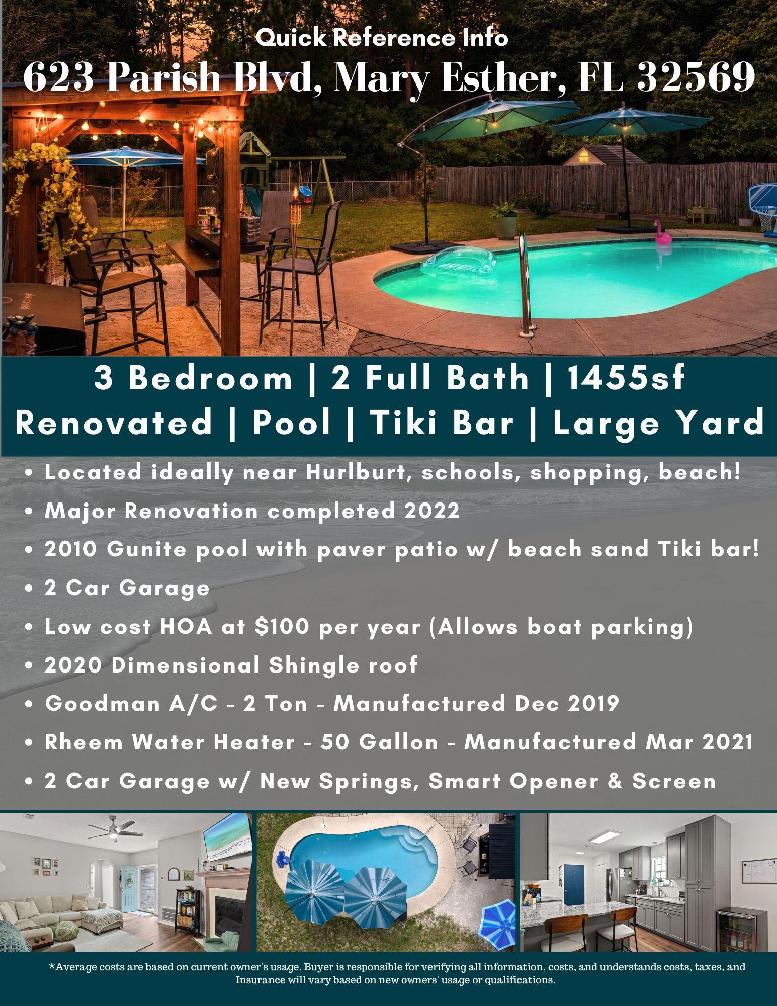 623 Parish Boulevard Mary Esther FL 32569