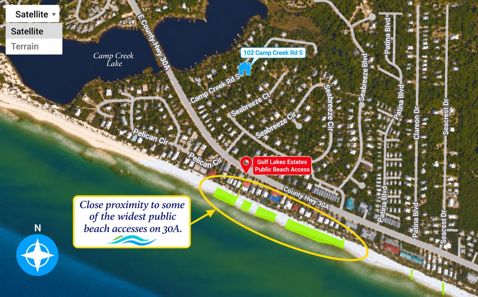 102 Camp Creek Rd S Inlet Beach FL 32461