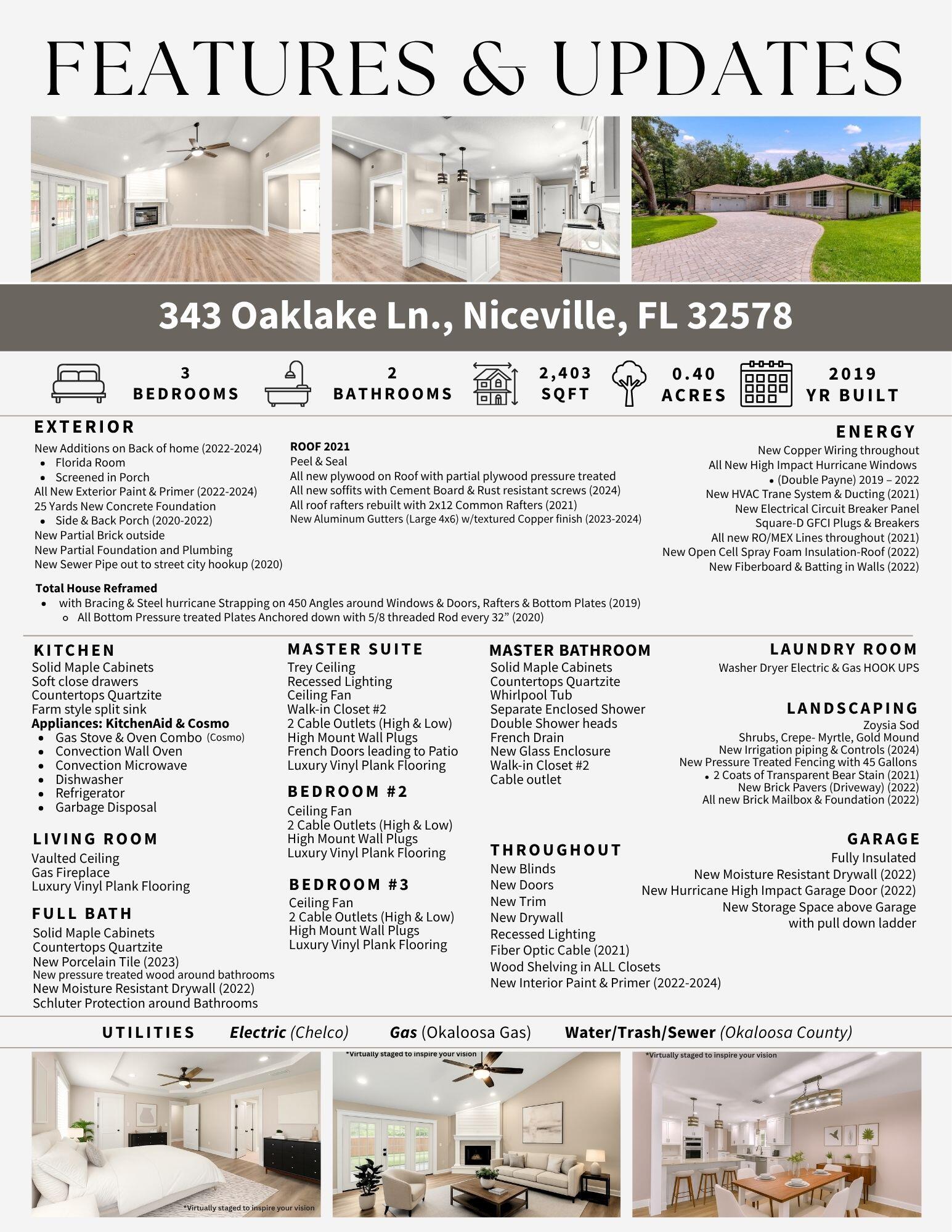 343 Oaklake Lane Niceville FL 32578