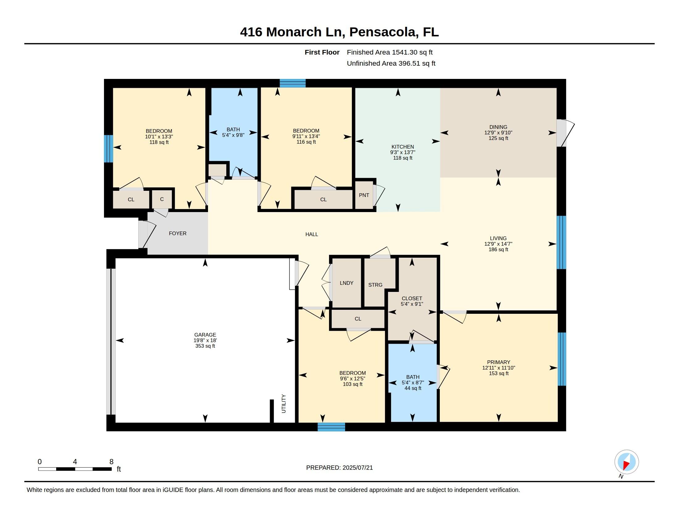 416 Monarch Lane Pensacola FL 32503