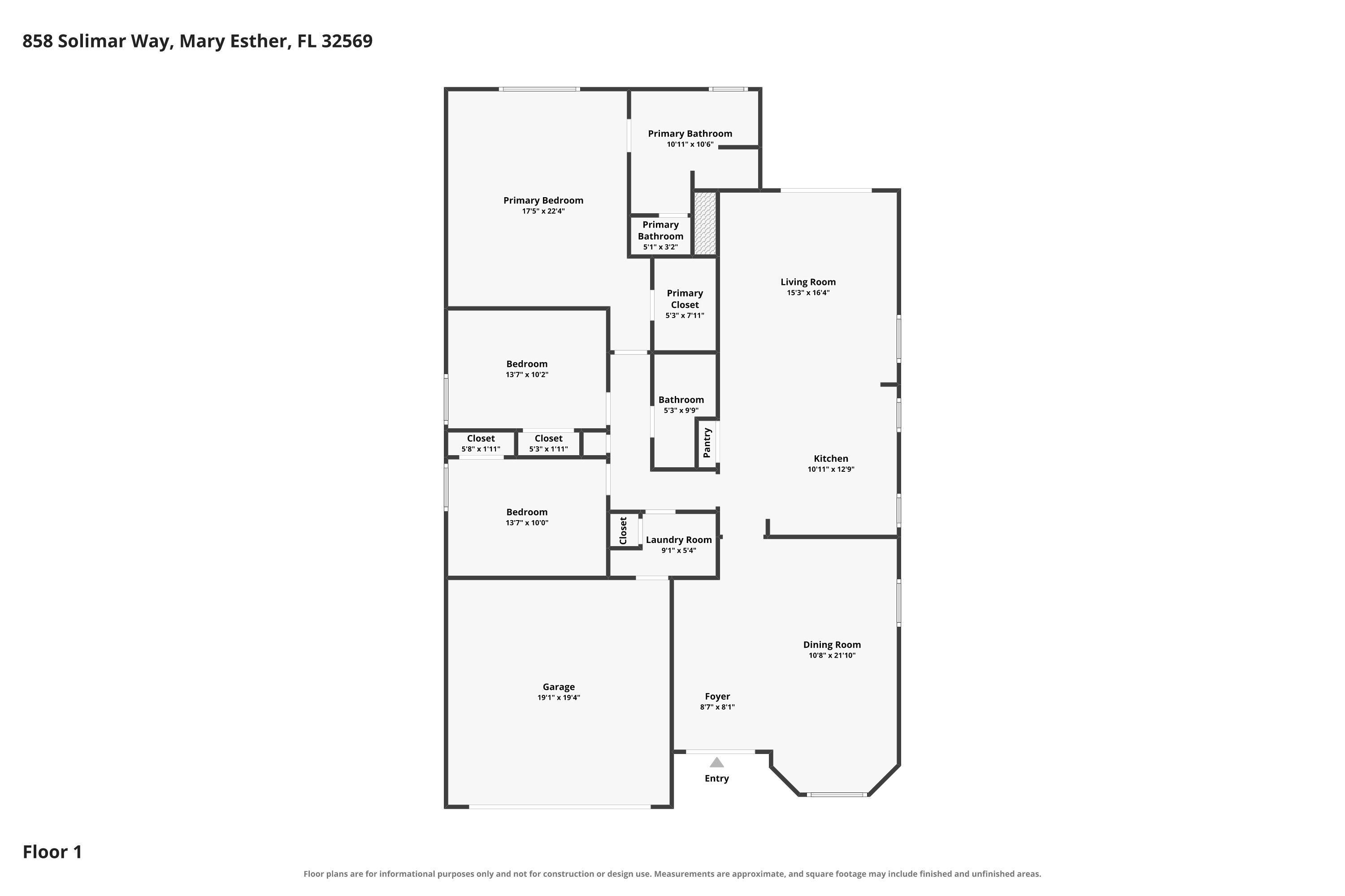 858 Solimar Way Mary Esther FL 32569