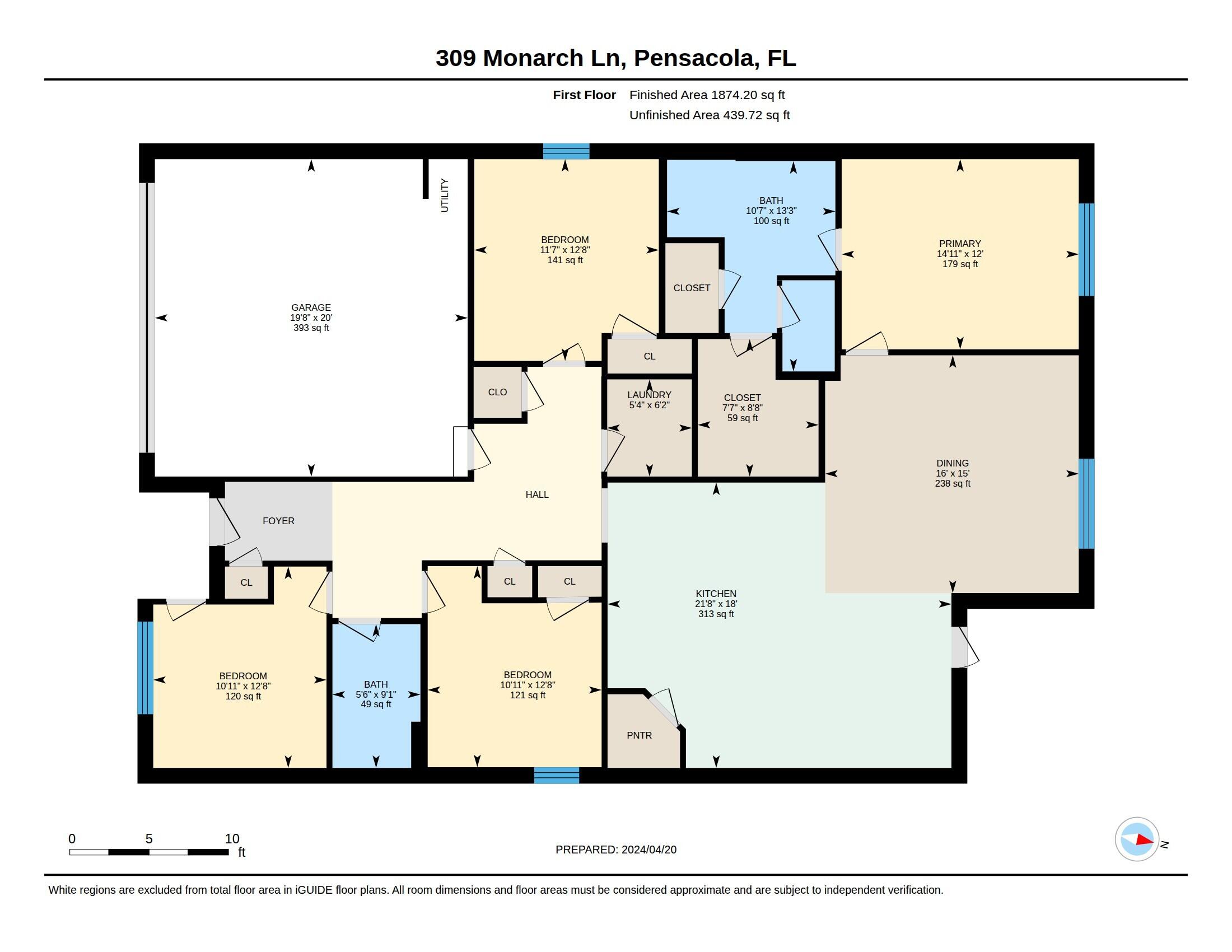 309 Monarch Lane Pensacola FL 32503