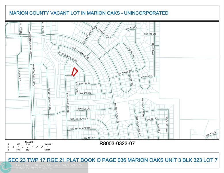 SEC 23 TWP 17 RGE 21 PLAT Sec 23 Twp 17 Rge 21 Plat Book O Ocala FL 34473