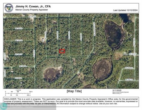 00 NE 113 Avenue Fort Mc Coy FL 32134
