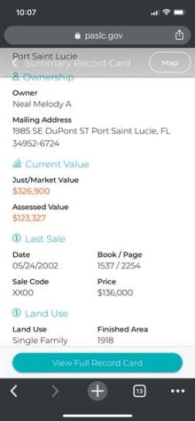 1985 SE Dupont Street Port St Lucie FL 34952