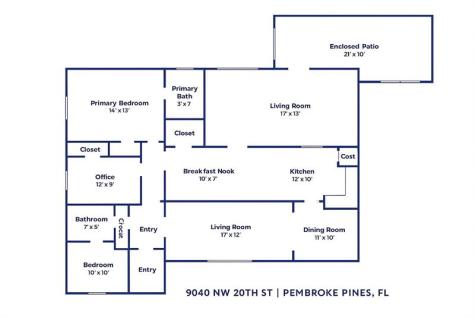 9040 NW 20th Street Pembroke Pines FL 33024
