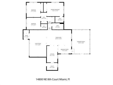 14800 NE 8th Court Unincorporated Dade County FL 33161