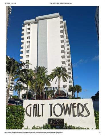 4250 Galt Ocean Drive Fort Lauderdale FL 33308